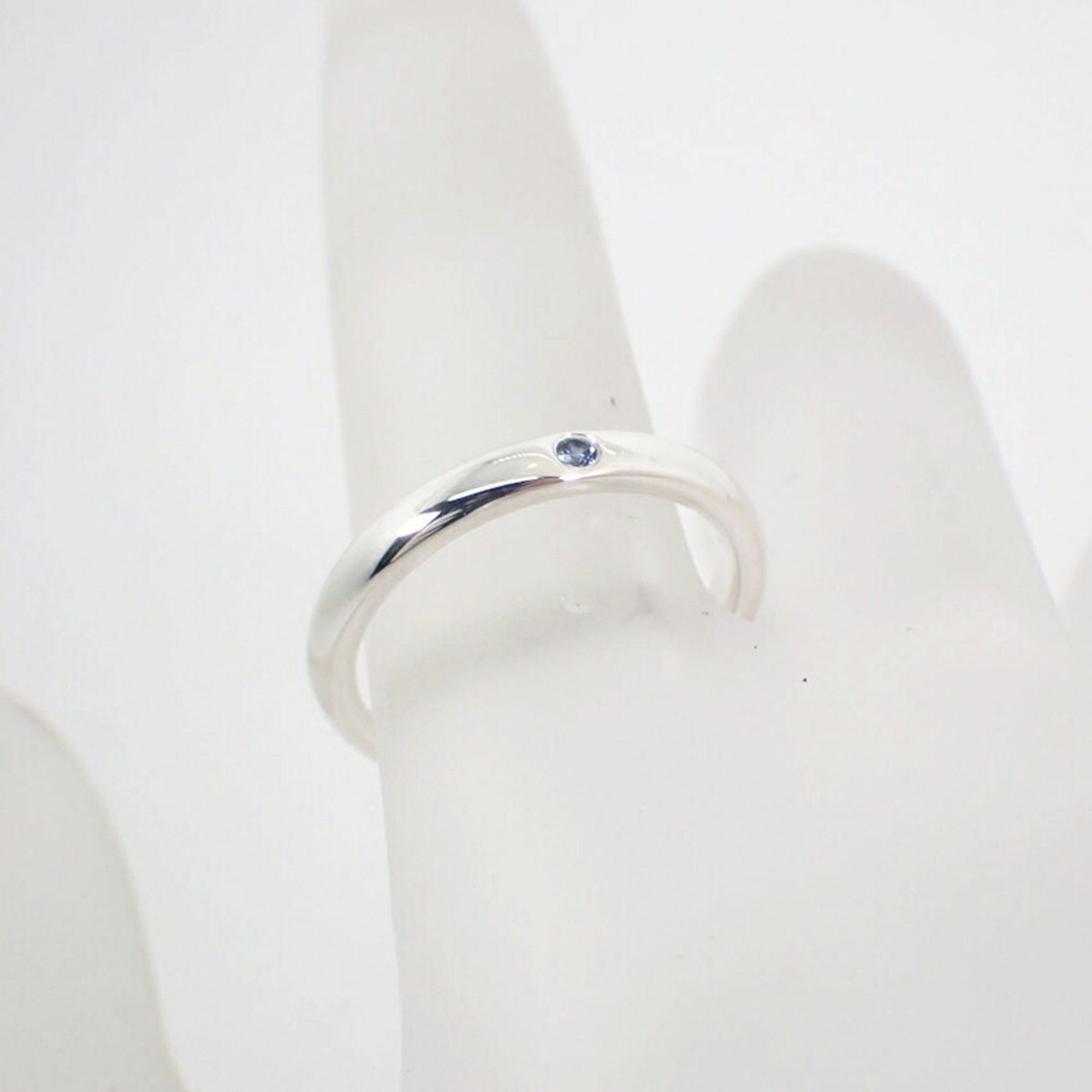 Tiffany & Co. TIFFANY 925 Blue Sapphire Stacking Band Ring, Size 10, j91-10 Size ONE SIZE - 7 Thumbnail