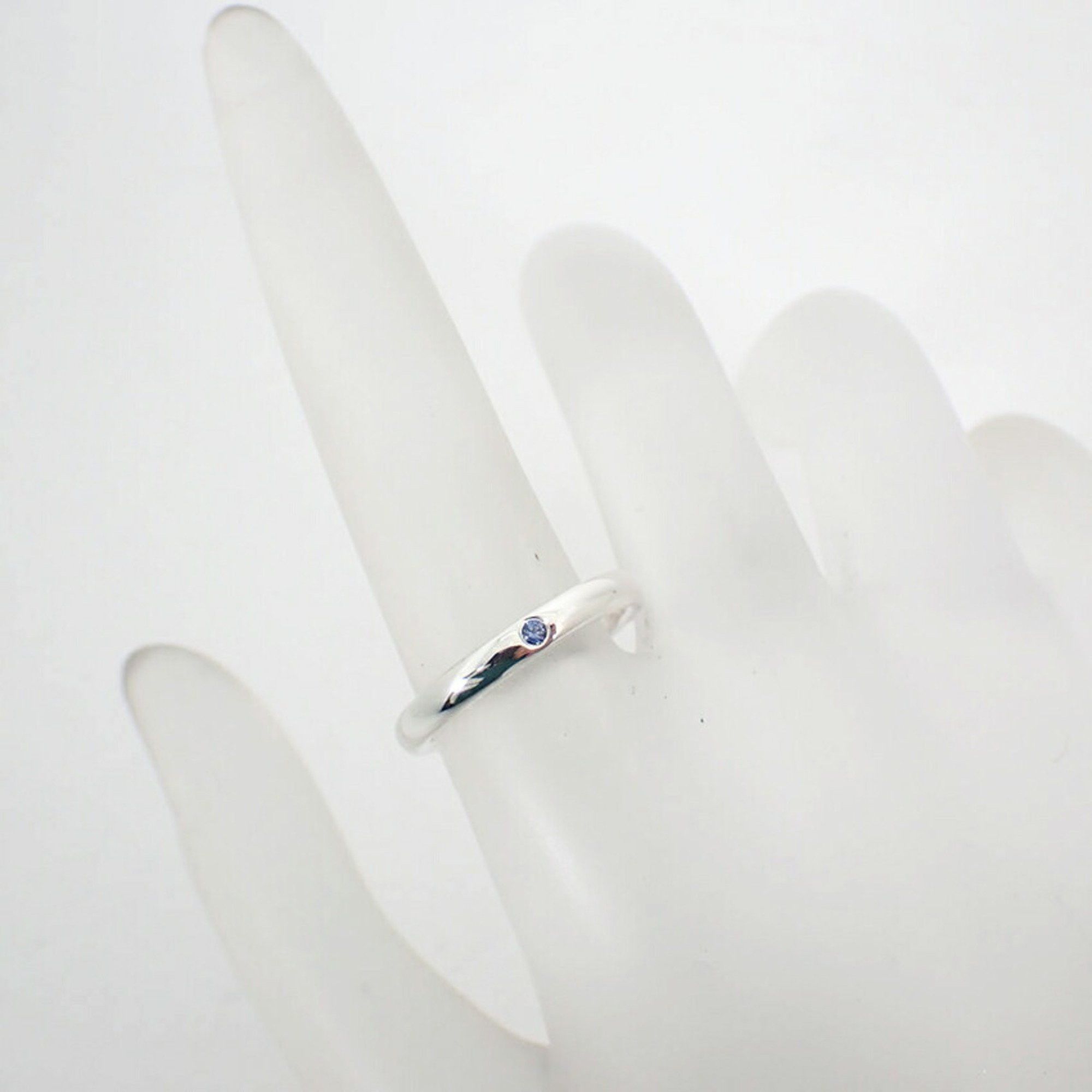 Tiffany & Co. TIFFANY 925 Blue Sapphire Stacking Band Ring, Size 10, j91-10 Size ONE SIZE - 4 Thumbnail