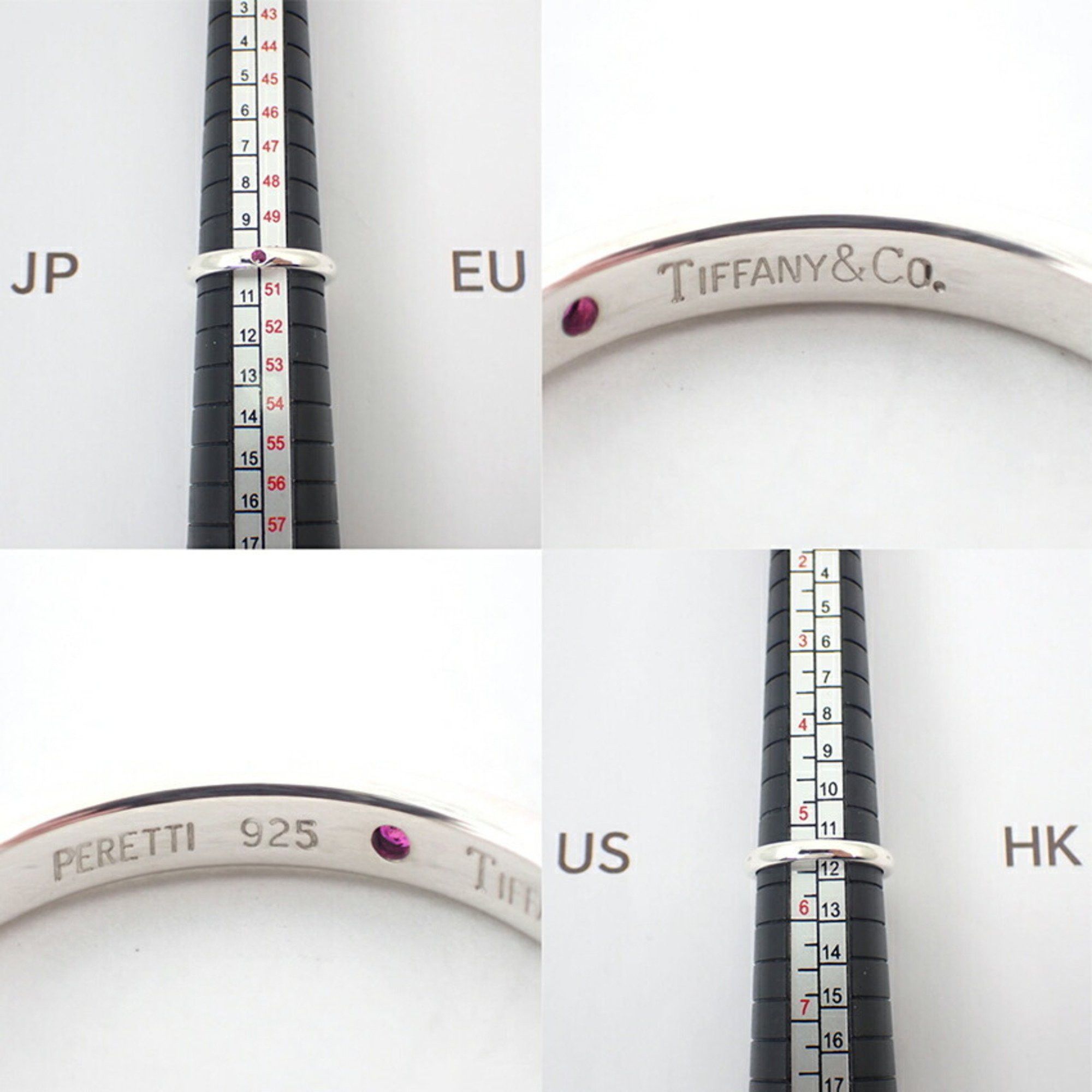 Tiffany & Co. TIFFANY 925 Ruby Stacking Band Ring, Size 10, j89-10 Size ONE SIZE - 9 Thumbnail