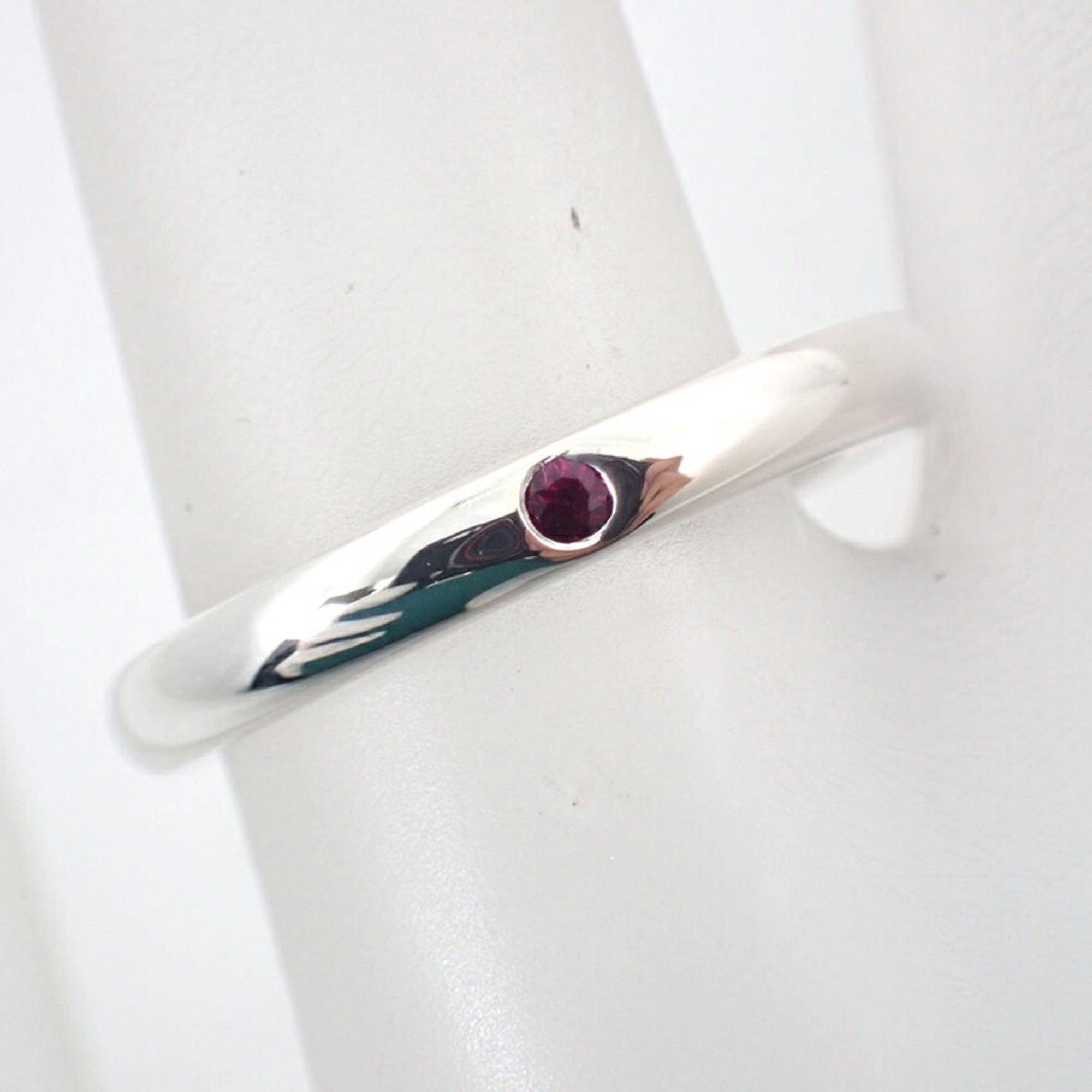 Tiffany & Co. TIFFANY 925 Ruby Stacking Band Ring, Size 10, j89-10 Size ONE SIZE - 5 Thumbnail