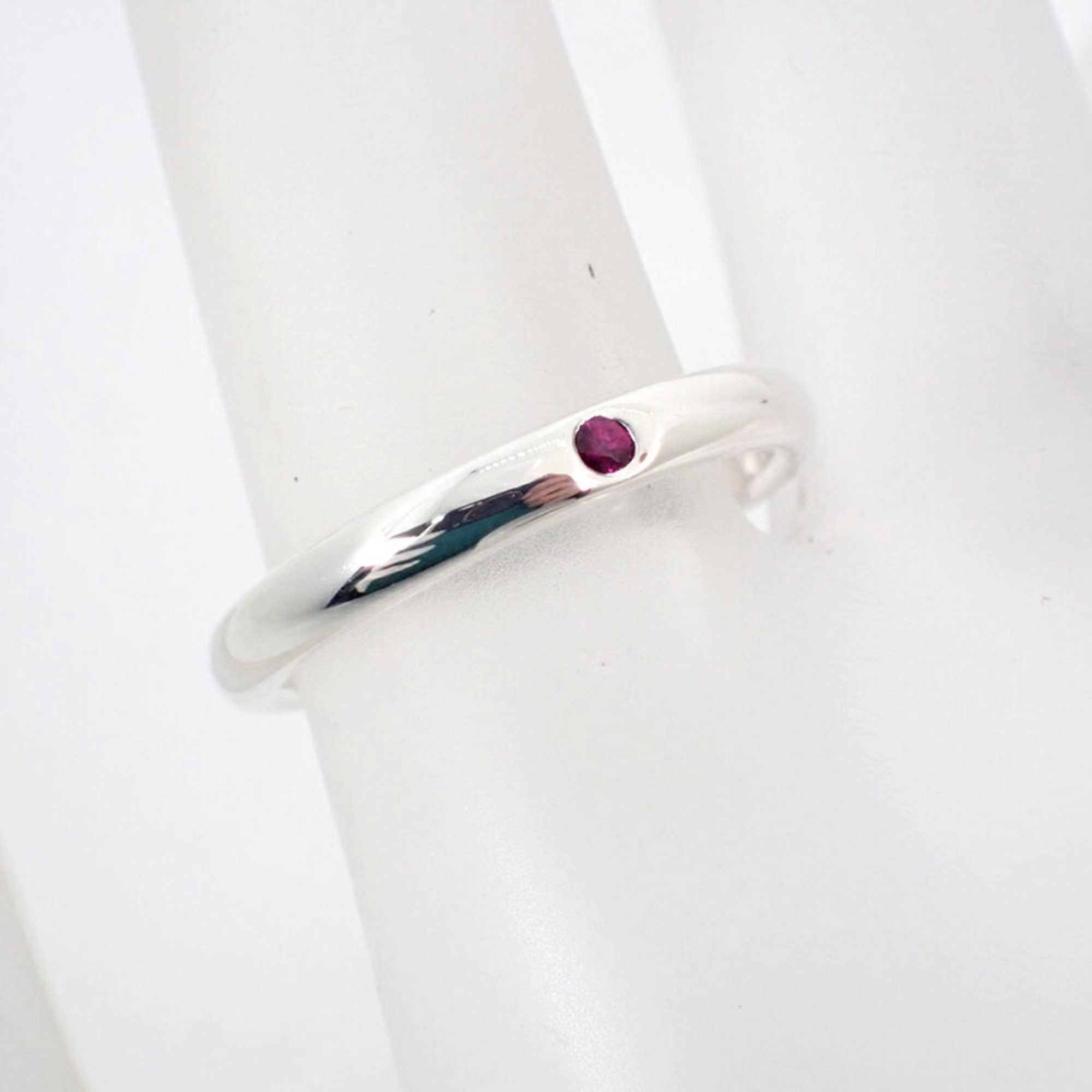 Tiffany & Co. TIFFANY 925 Ruby Stacking Band Ring, Size 10, j89-10 Size ONE SIZE - 6 Thumbnail