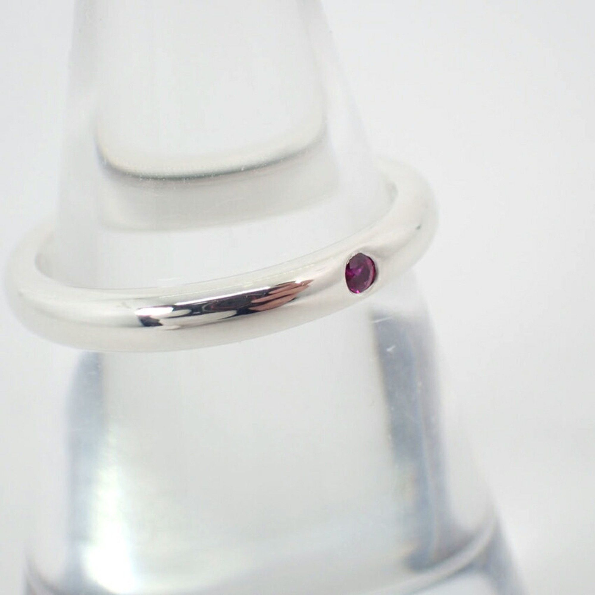 Tiffany & Co. TIFFANY 925 Ruby Stacking Band Ring, Size 10, j89-10 Size ONE SIZE - 3 Thumbnail