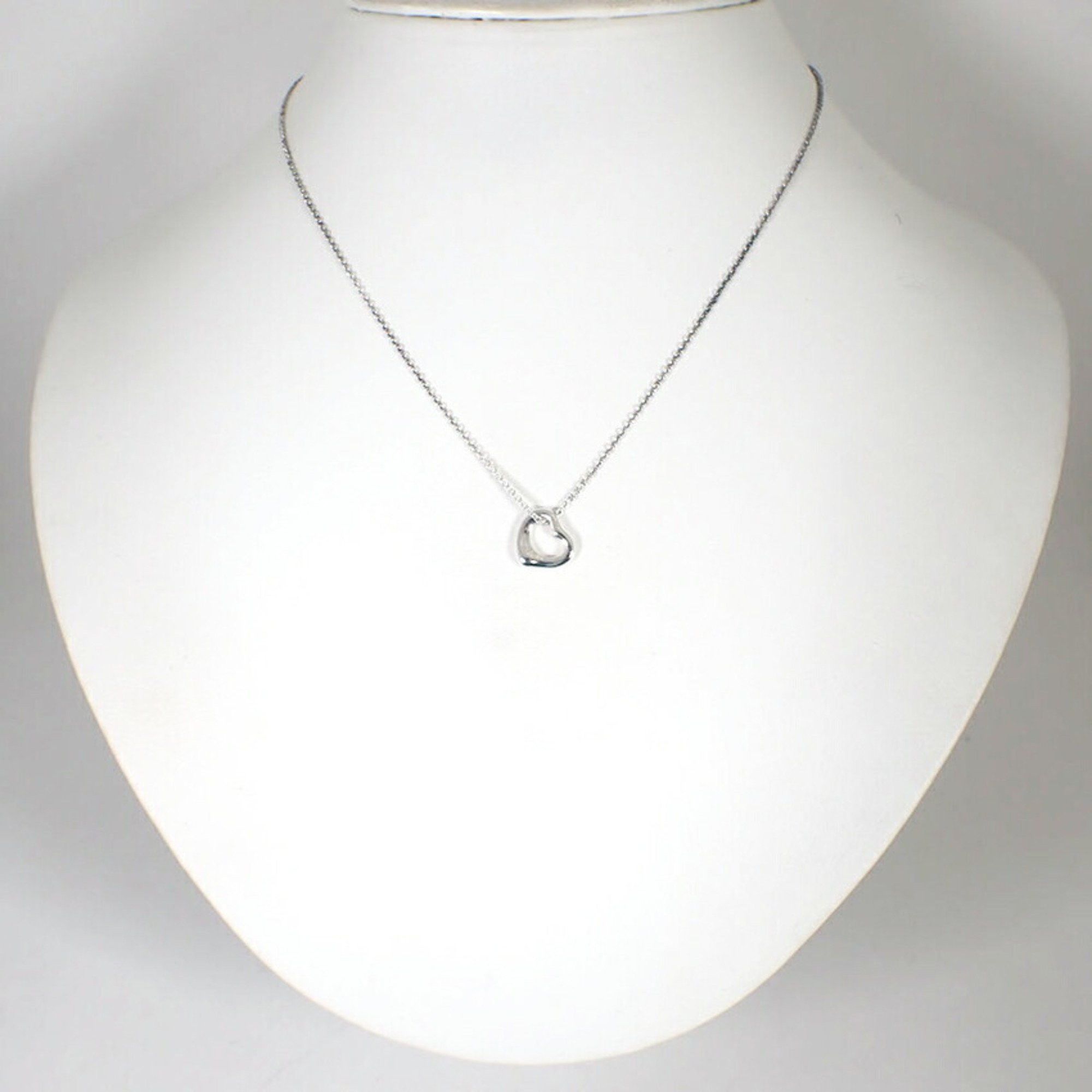 Tiffany & Co. TIFFANY 925 Heart Pendant Necklace j88-2 Size ONE SIZE - 3 Thumbnail