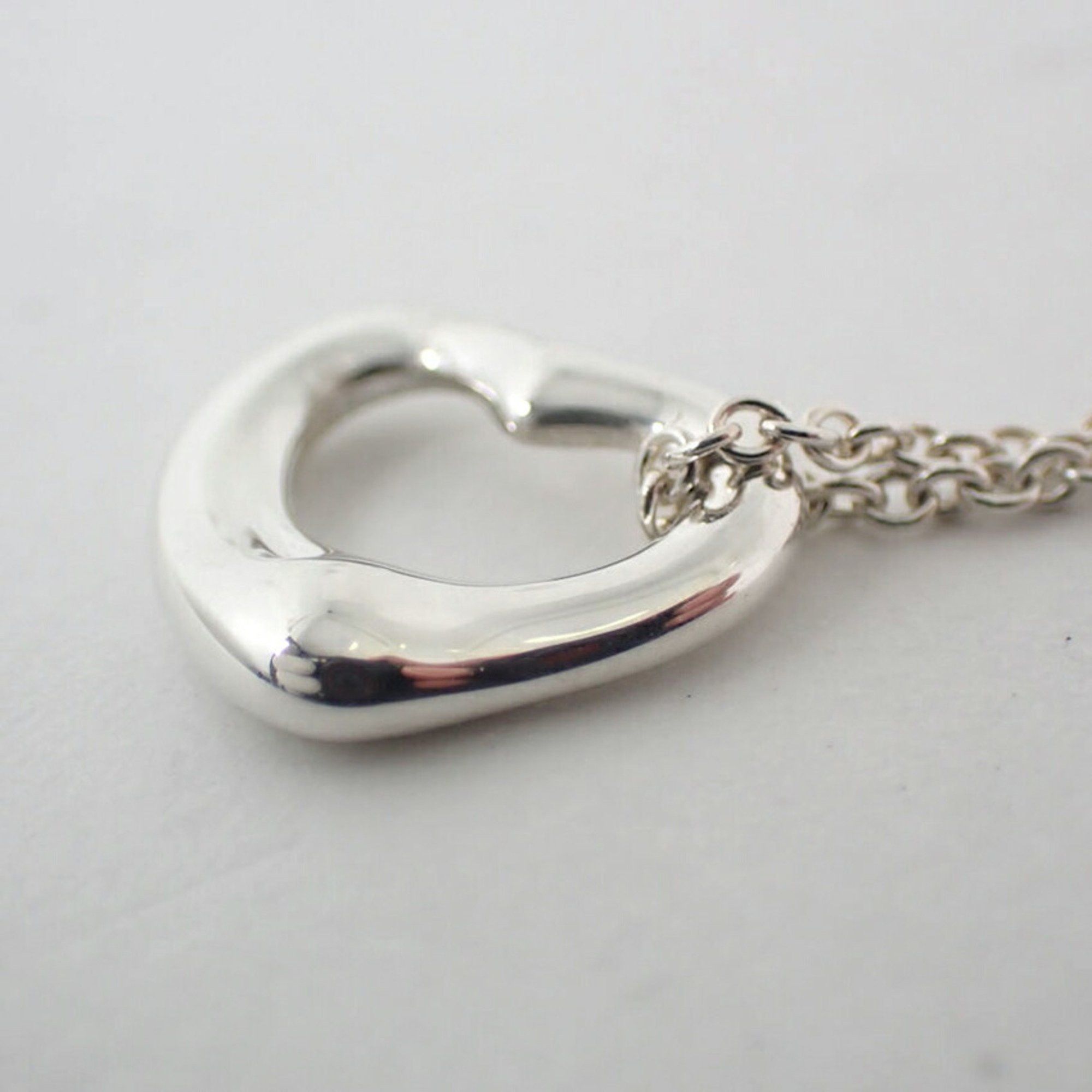 Tiffany & Co. TIFFANY 925 Heart Pendant Necklace j88-2 Size ONE SIZE - 8 Thumbnail