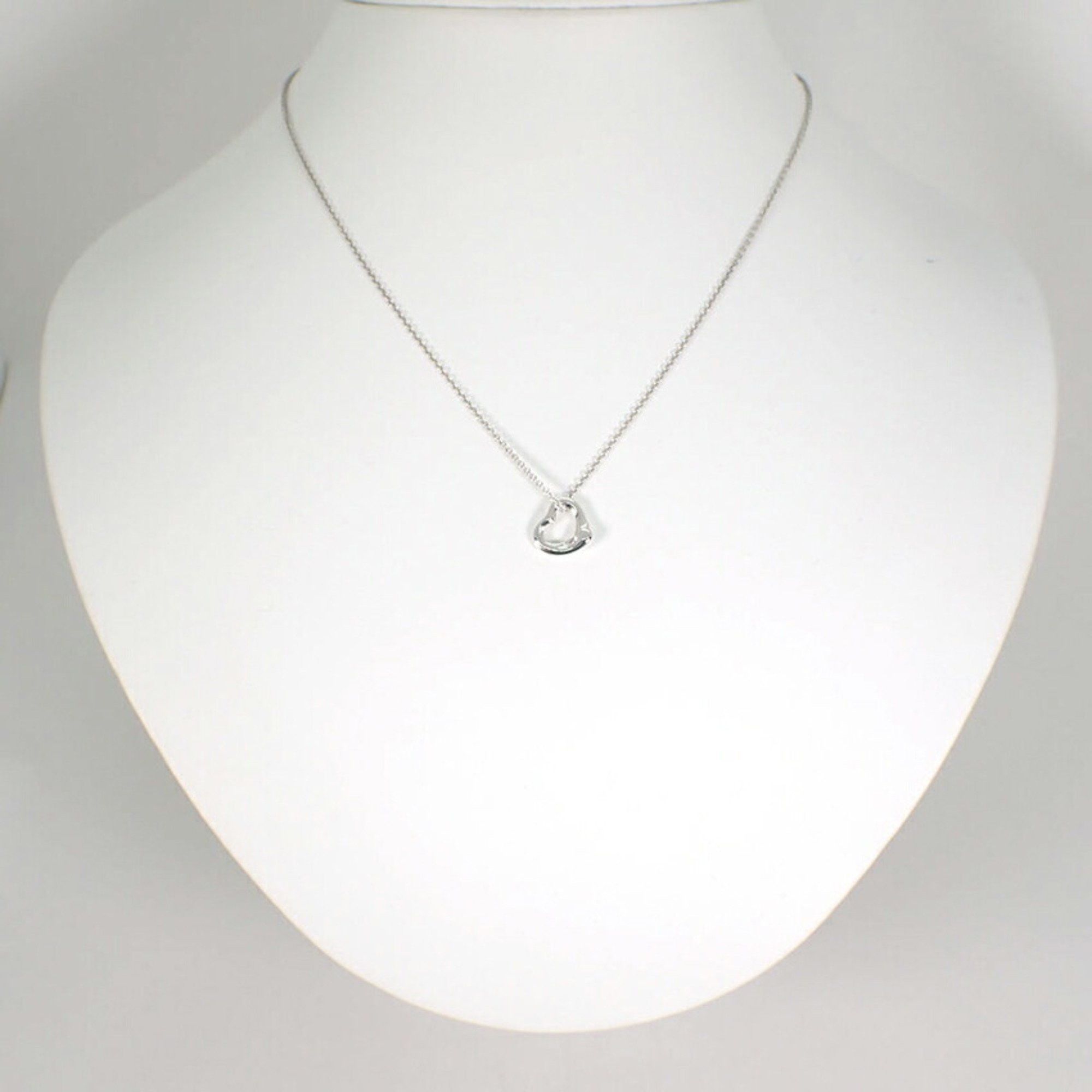 Tiffany & Co. TIFFANY Ag925 Heart Pendant Necklace j79-3 Size ONE SIZE - 3 Thumbnail