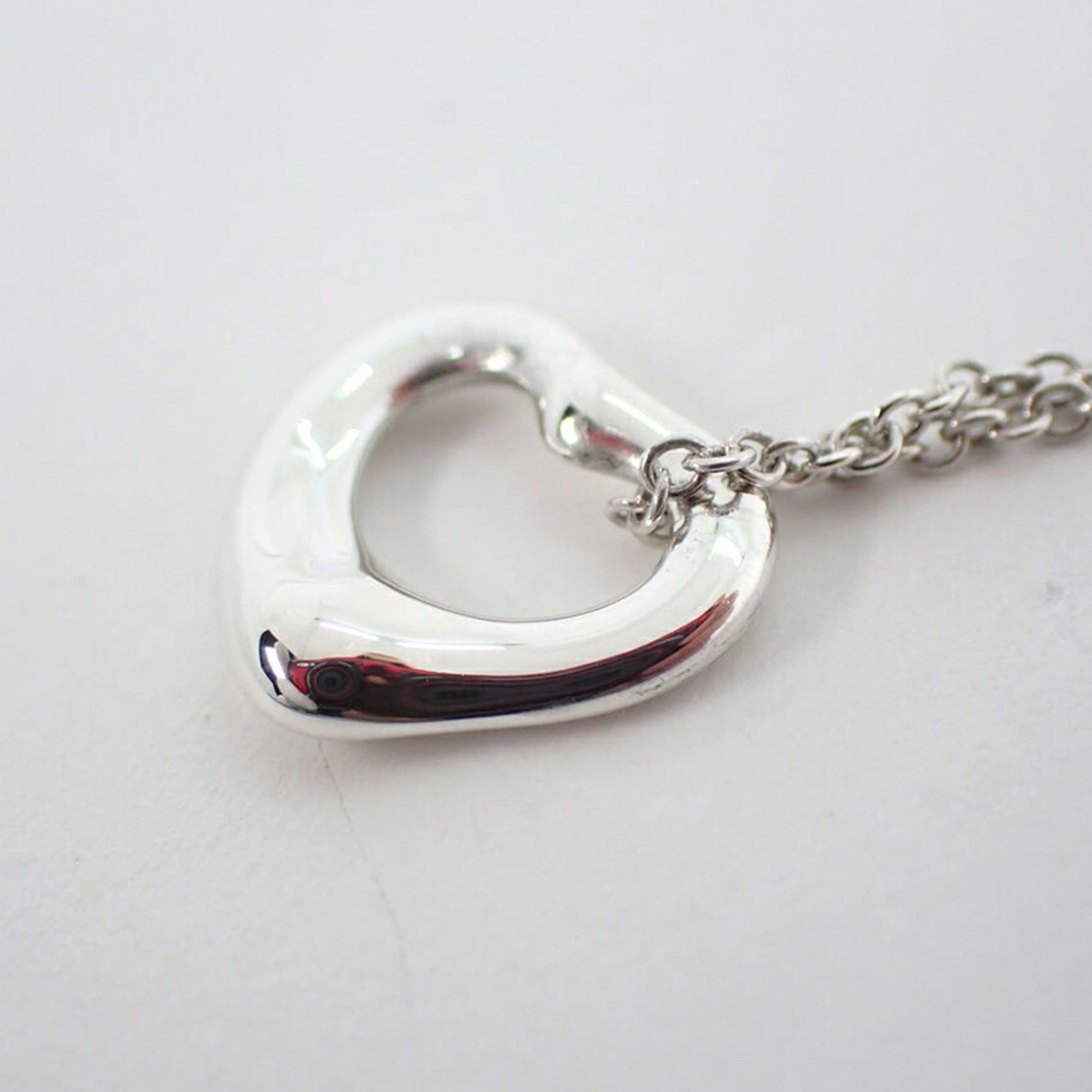 Tiffany & Co. TIFFANY Ag925 Heart Pendant Necklace j79-3 Size ONE SIZE - 8 Thumbnail