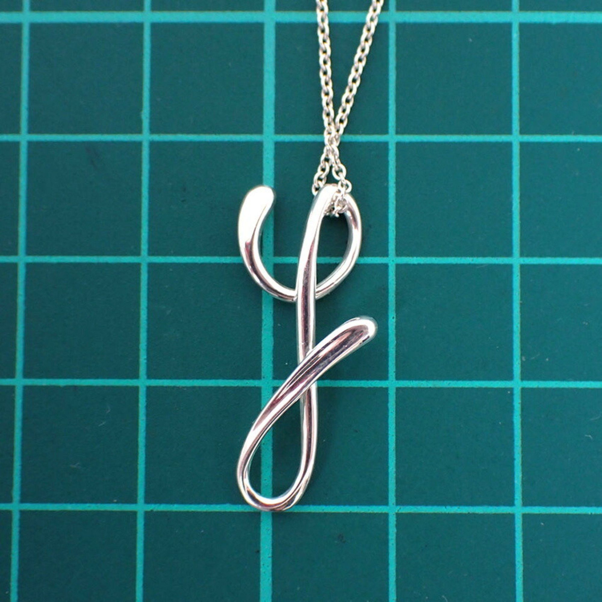 Tiffany & Co. TIFFANY 925 Initial Y Pendant Necklace j78-83 Size ONE SIZE - 9 Thumbnail