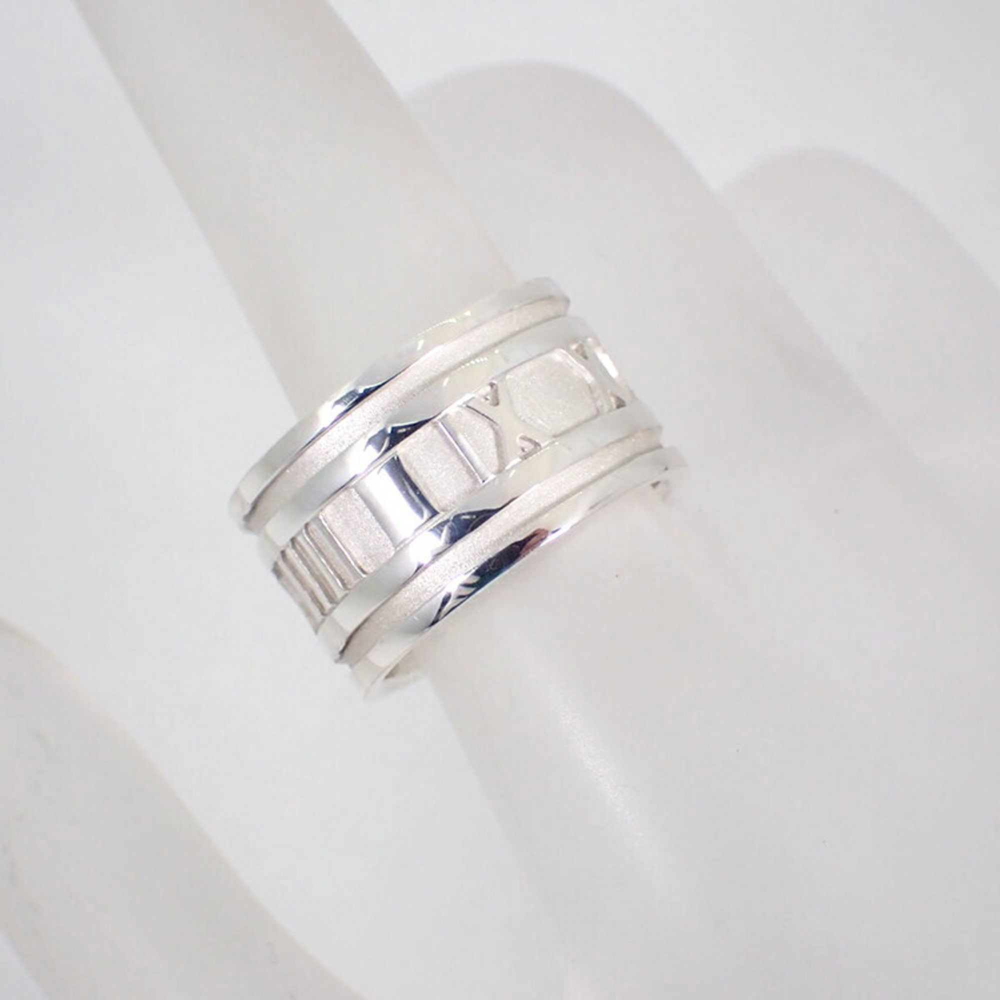 Tiffany & Co. TIFFANY 925 Atlas Wide Ring, size 17, j89-8 Size ONE SIZE - 6 Thumbnail