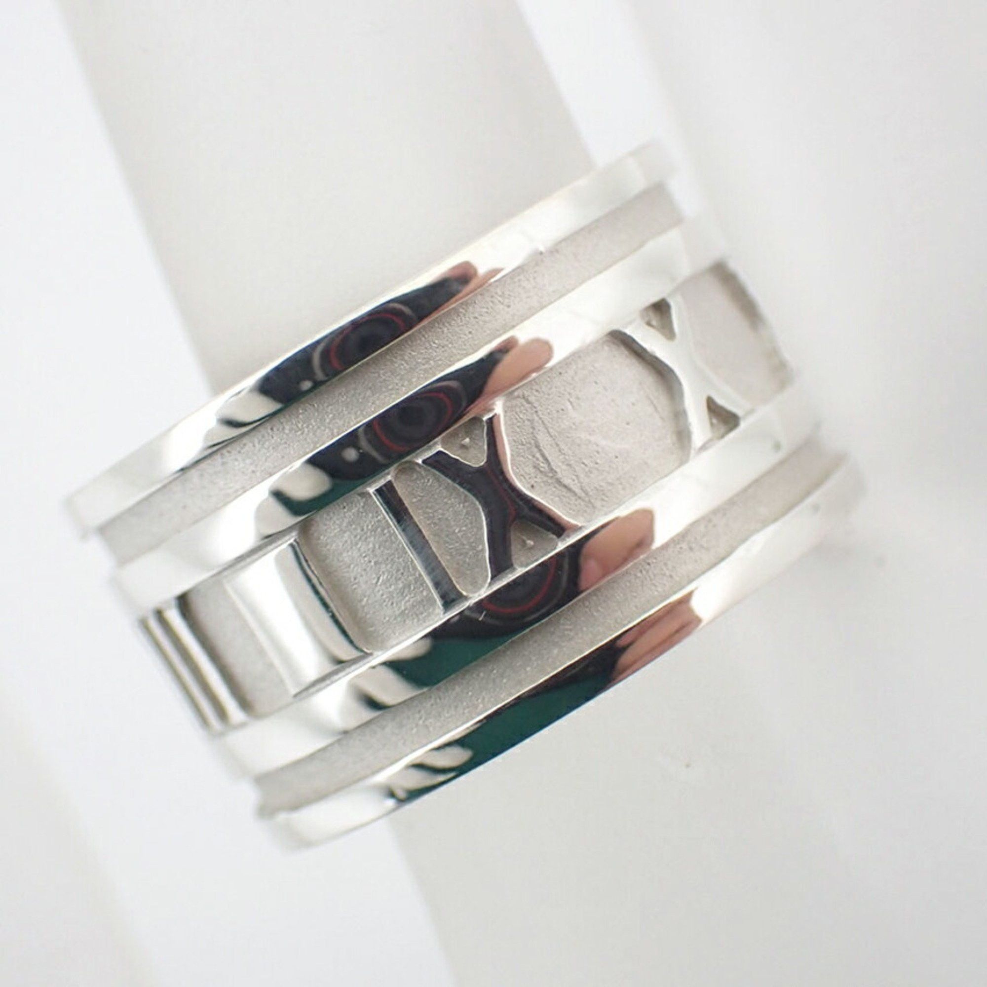 Tiffany & Co. TIFFANY 925 Atlas Wide Ring, size 17, j89-8 Size ONE SIZE - 5 Thumbnail