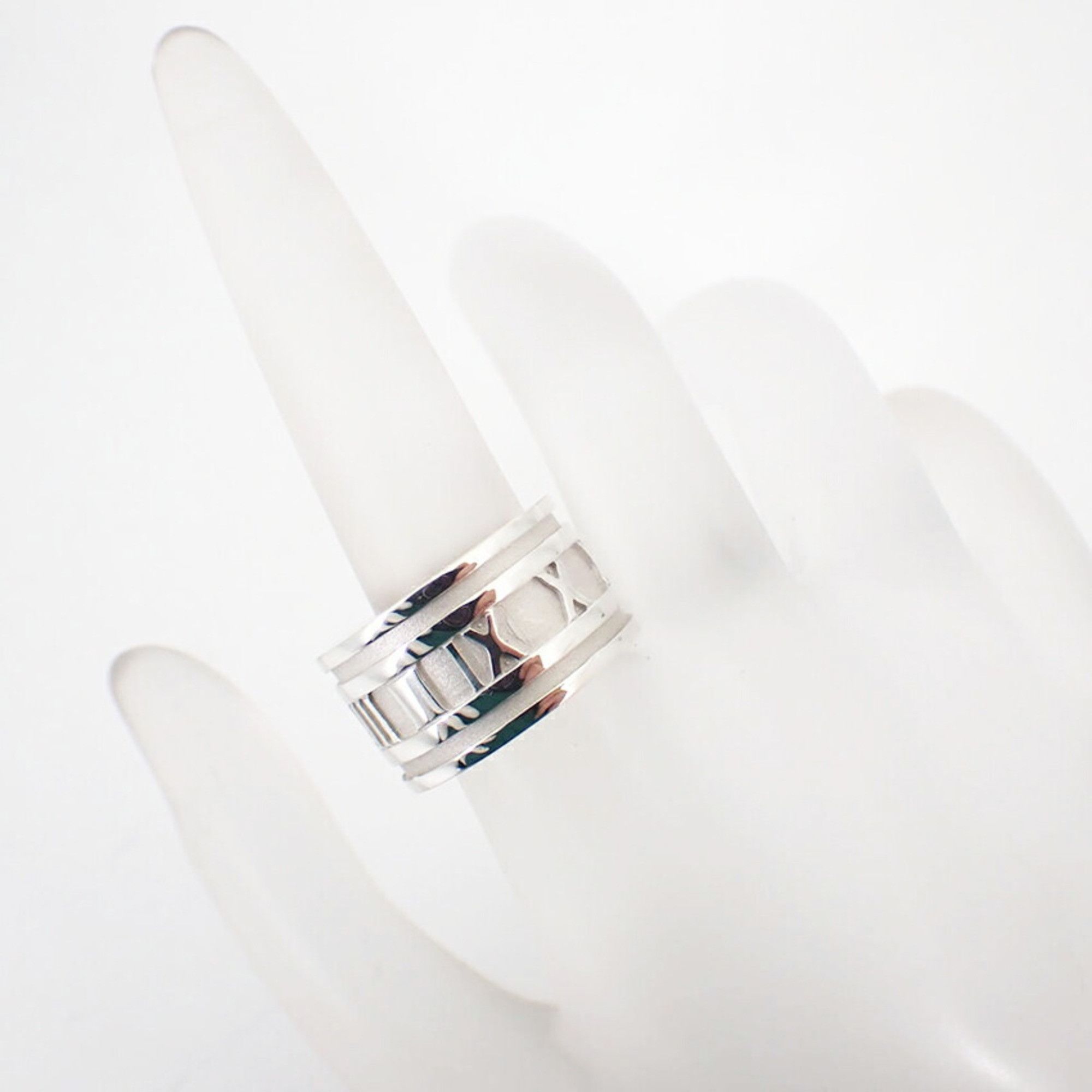 Tiffany & Co. TIFFANY 925 Atlas Wide Ring, size 17, j89-8 Size ONE SIZE - 4 Thumbnail