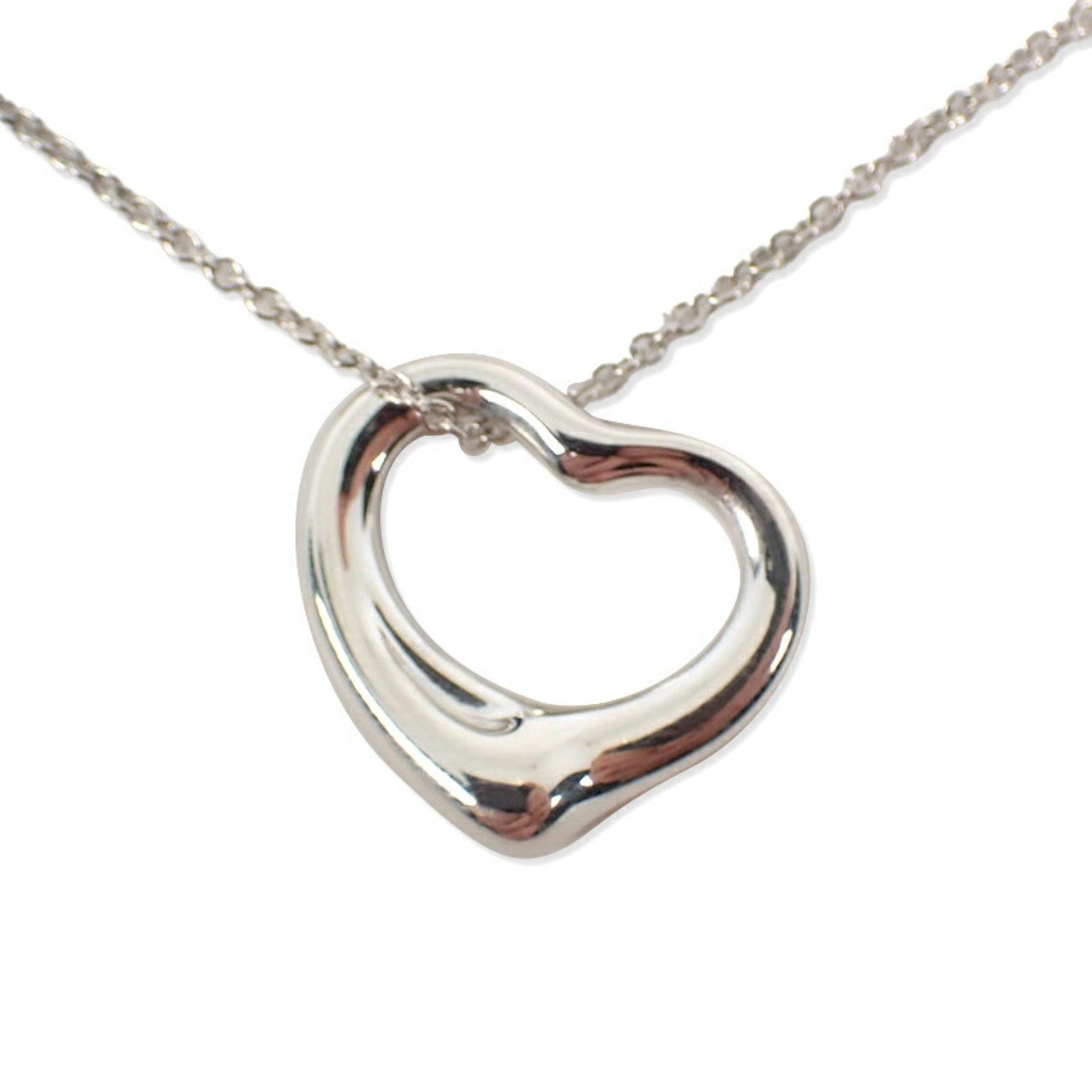 Tiffany & Co. TIFFANY 925 Heart Pendant Necklace j81-4 Size ONE SIZE - 2 Thumbnail