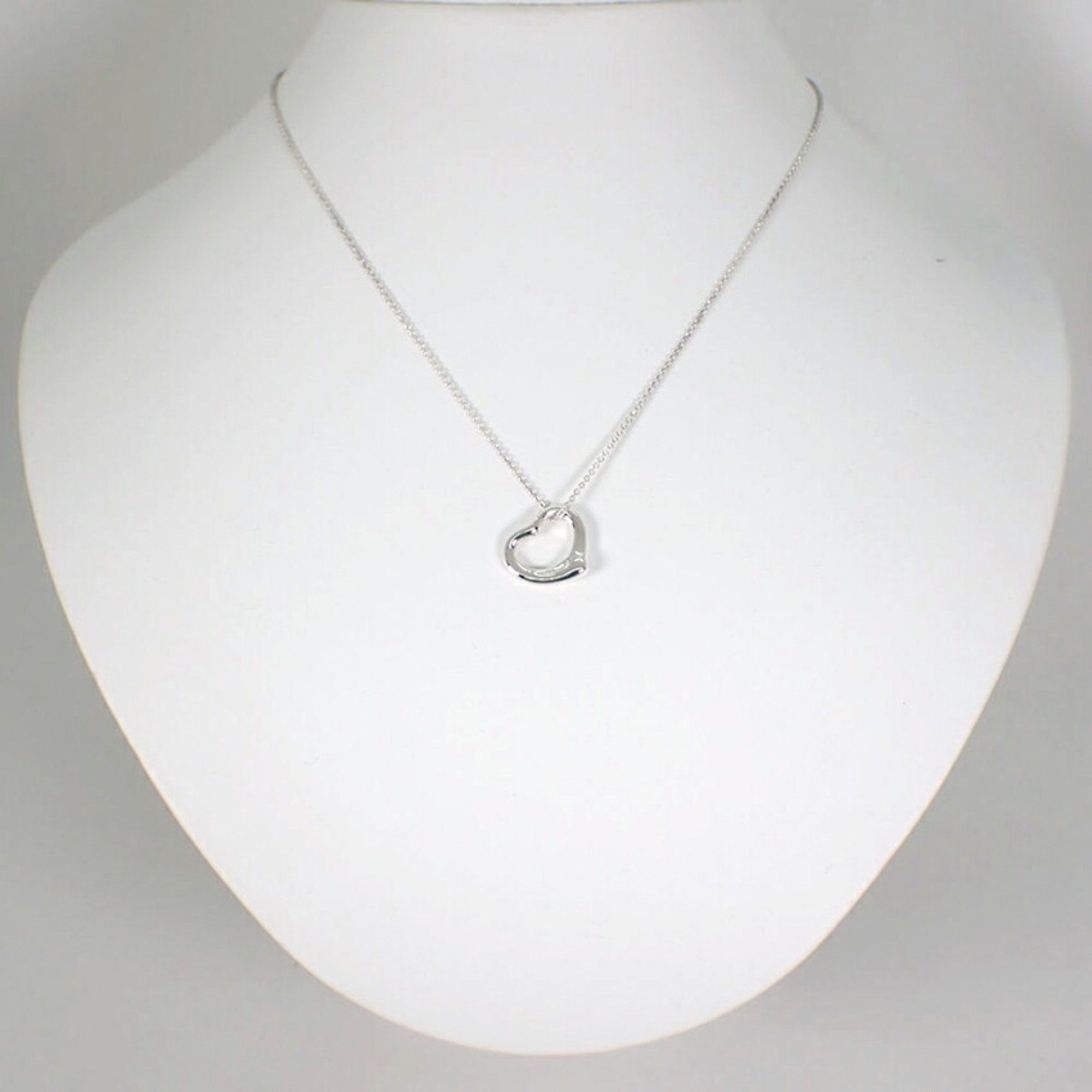 Tiffany & Co. TIFFANY 925 Heart Pendant Necklace j81-4 Size ONE SIZE - 3 Thumbnail