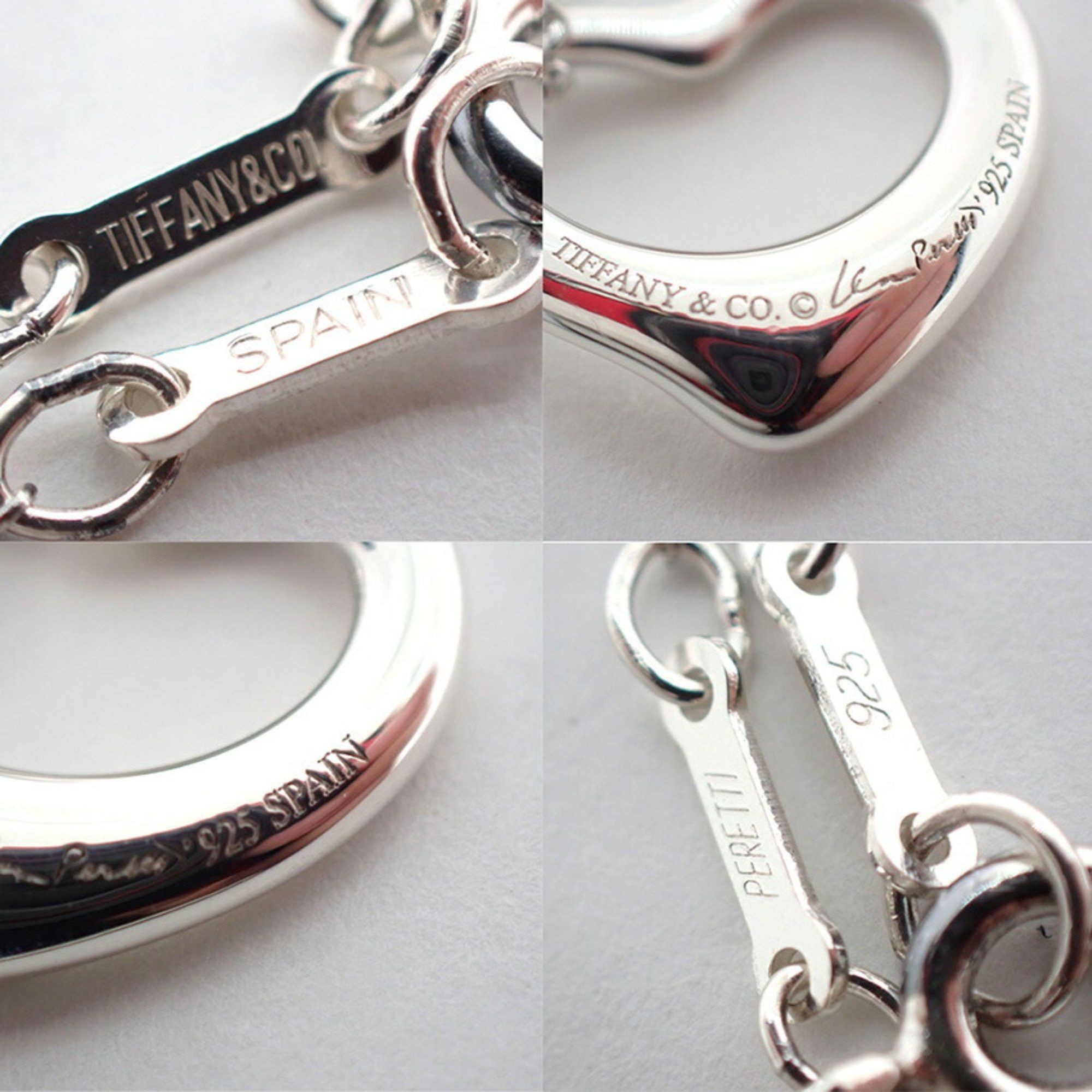 Tiffany & Co. TIFFANY 925 Heart Pendant Necklace j81-4 Size ONE SIZE - 10 Thumbnail
