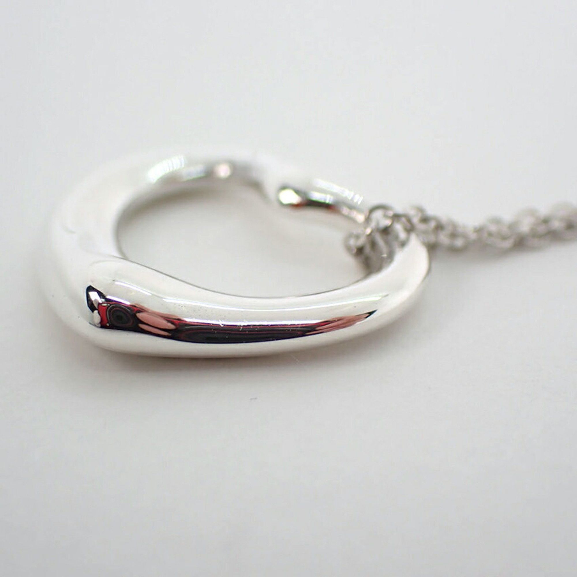 Tiffany & Co. TIFFANY 925 Heart Pendant Necklace j81-4 Size ONE SIZE - 8 Thumbnail