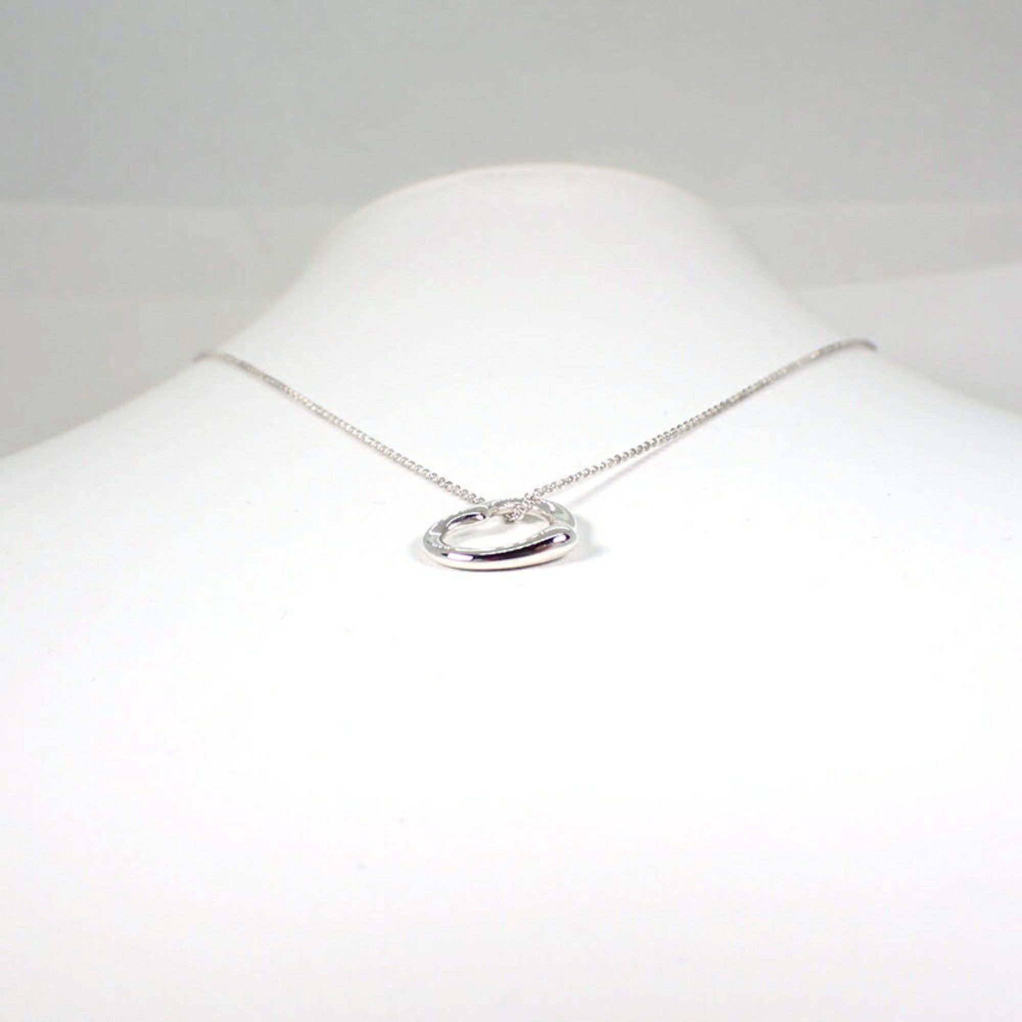 Tiffany & Co. TIFFANY 925 Heart Pendant Necklace j81-4 Size ONE SIZE - 5 Thumbnail