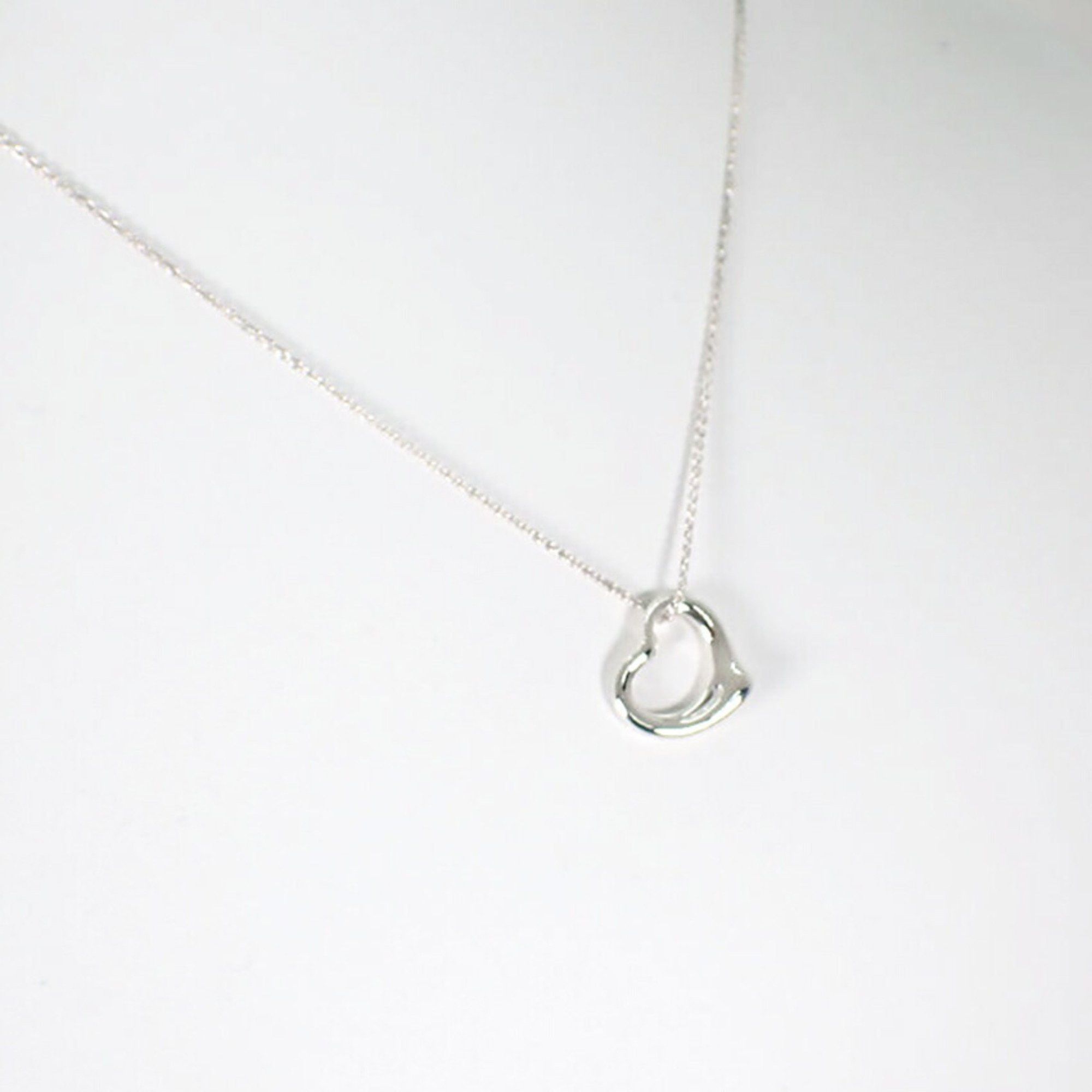 Tiffany & Co. TIFFANY 925 Heart Pendant Necklace j81-4 Size ONE SIZE - 4 Thumbnail