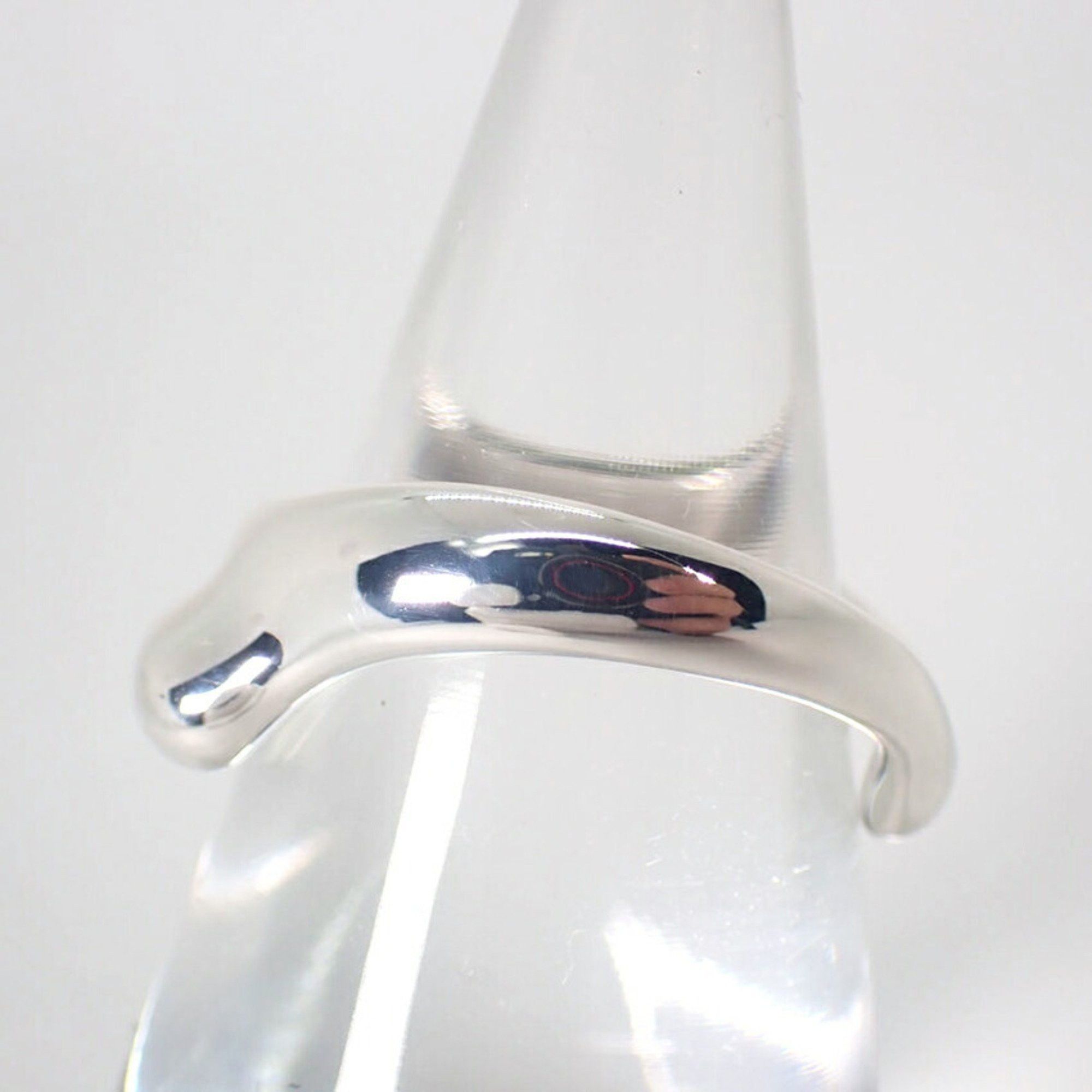 Tiffany & Co. TIFFANY 925 Curved Wave Ring, Size 9.5, j85-3 Size ONE SIZE - 8 Thumbnail