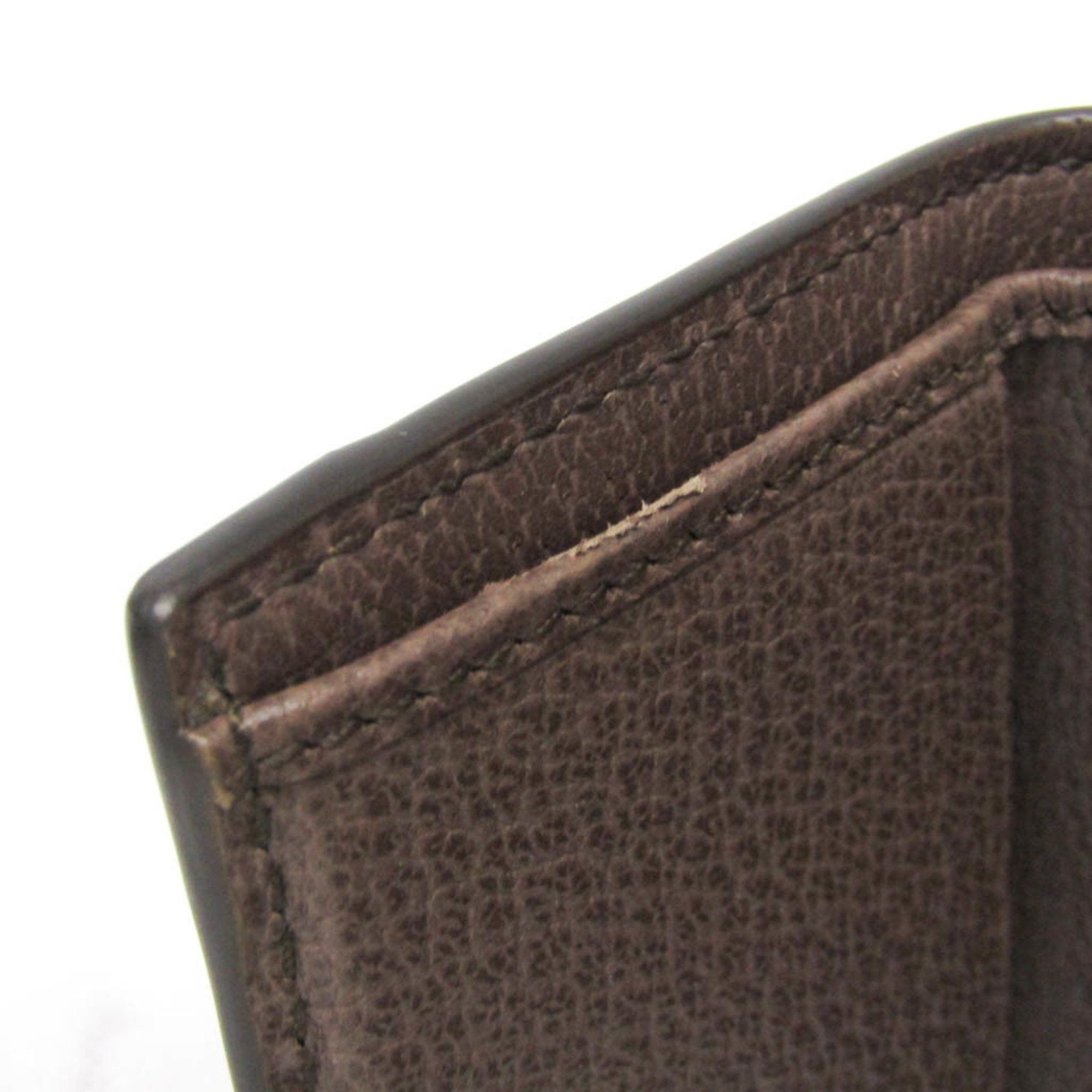 Gucci Gucci Ophidia 644334 Women's GG Supreme,Leather Wallet (tri-fold) Beige,Dark Brown Size ONE SIZE - 14 Thumbnail