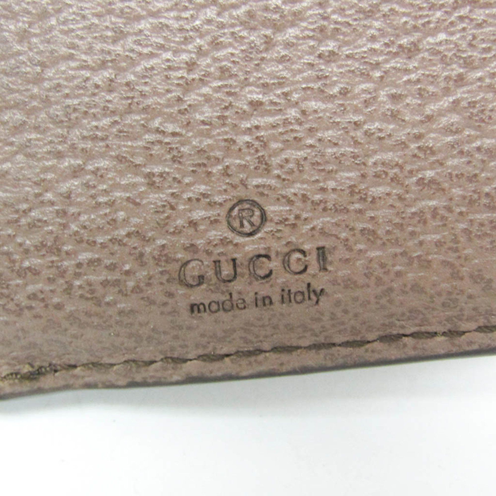 Gucci Gucci Ophidia 644334 Women's GG Supreme,Leather Wallet (tri-fold) Beige,Dark Brown Size ONE SIZE - 15 Thumbnail