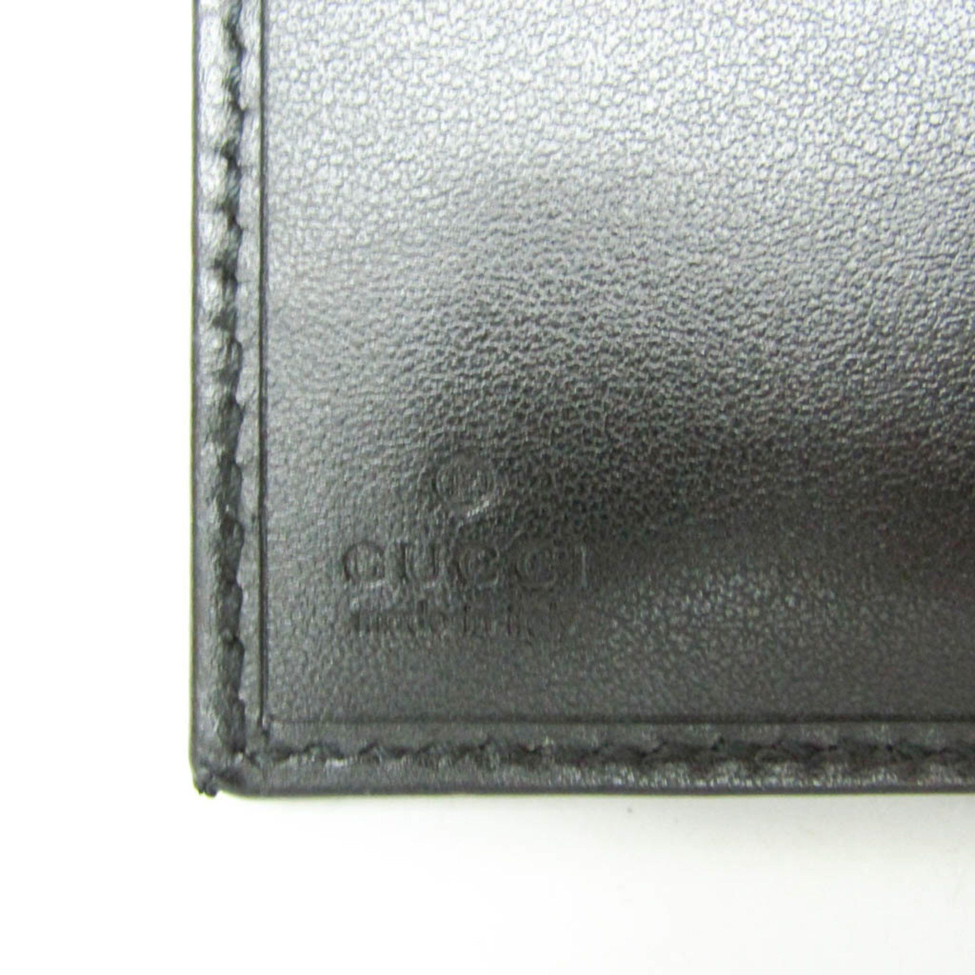 Gucci Gucci GG Marmont 773427 Women's Leather Wallet (bi-fold) Black Size ONE SIZE - 14 Thumbnail