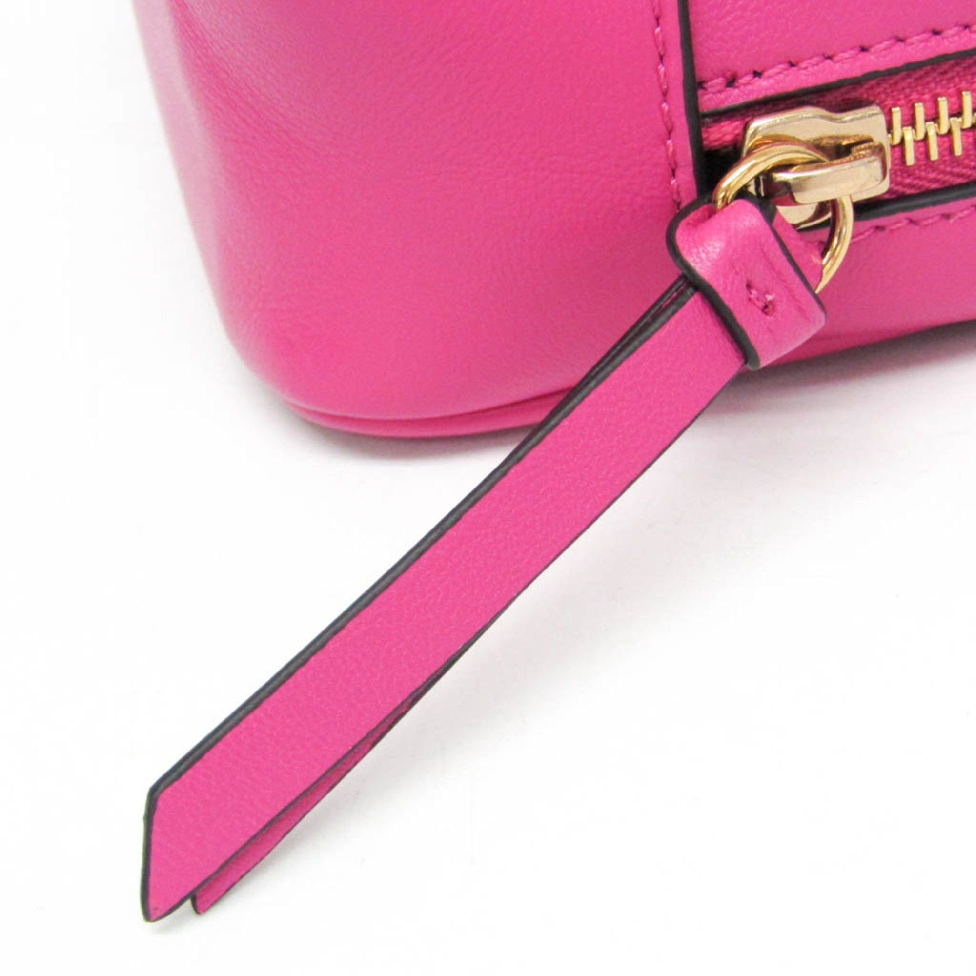 Versace Versace Medusa Quilted Chain Shoulder Pouch Women's Leather Pouch,Shoulder Bag Pink Size ONE SIZE - 7 Thumbnail