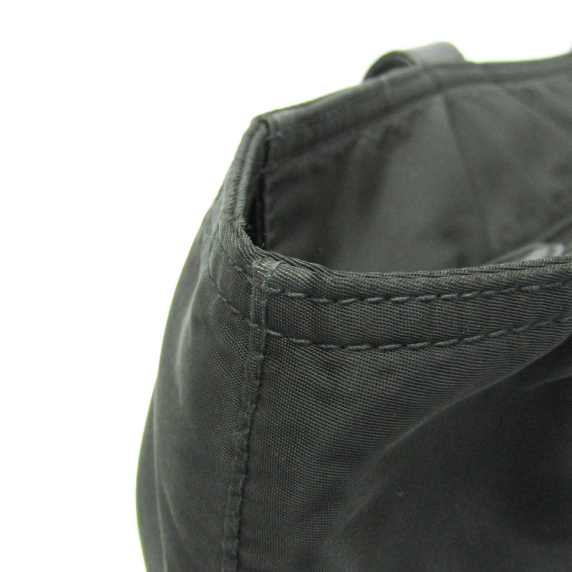 Prada Prada TESSUTO Ribbon Women's Nylon,Leather Tote Bag Black Size ONE SIZE - 11 Thumbnail