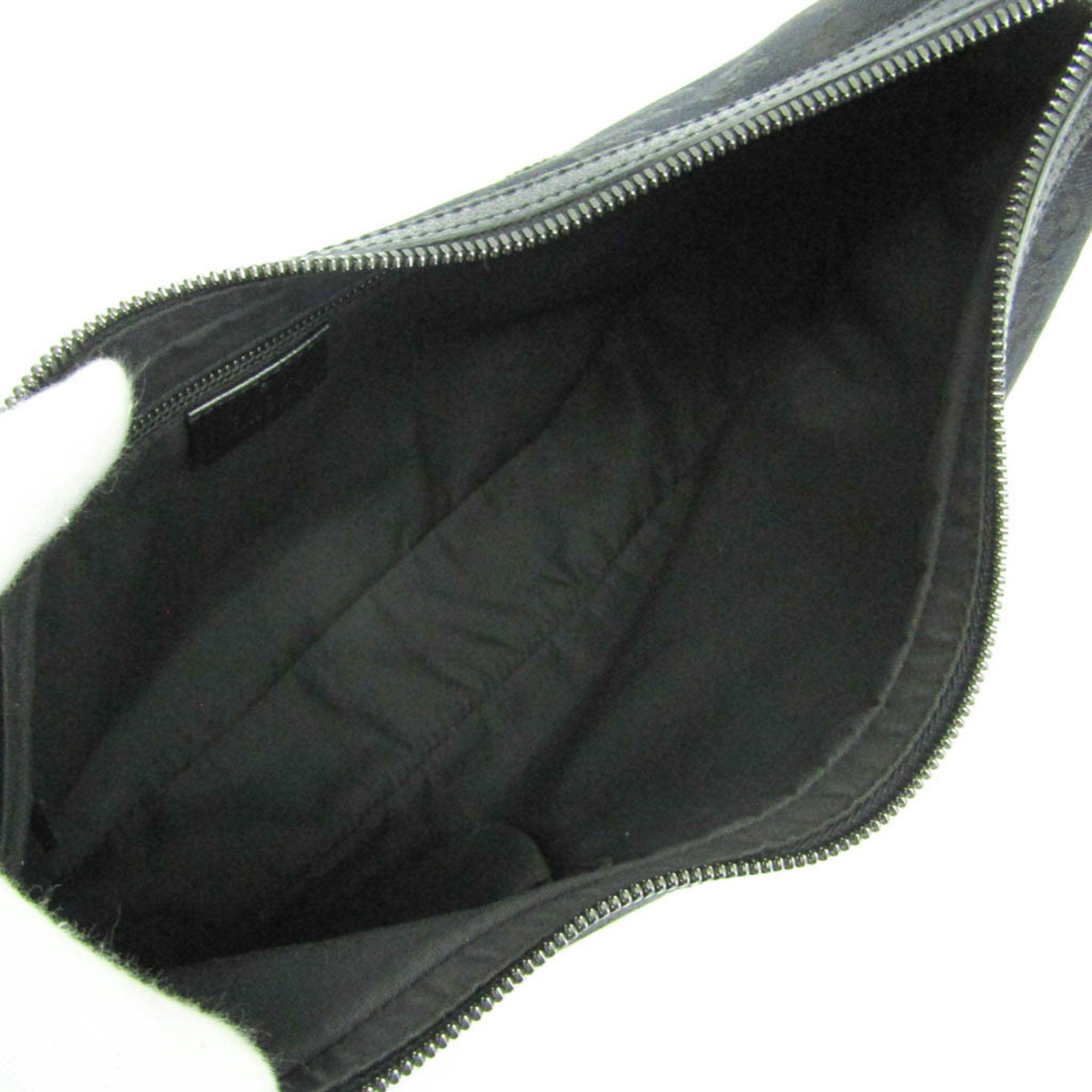 Gucci Gucci GG Canvas 122790 Women's GG Canvas,Leather Shoulder Bag Black Size ONE SIZE - 3 Thumbnail