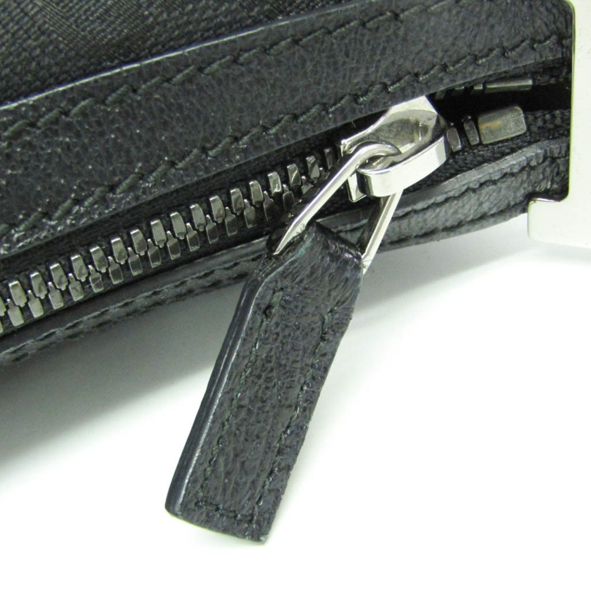 Gucci Gucci GG Canvas 122790 Women's GG Canvas,Leather Shoulder Bag Black Size ONE SIZE - 10 Thumbnail