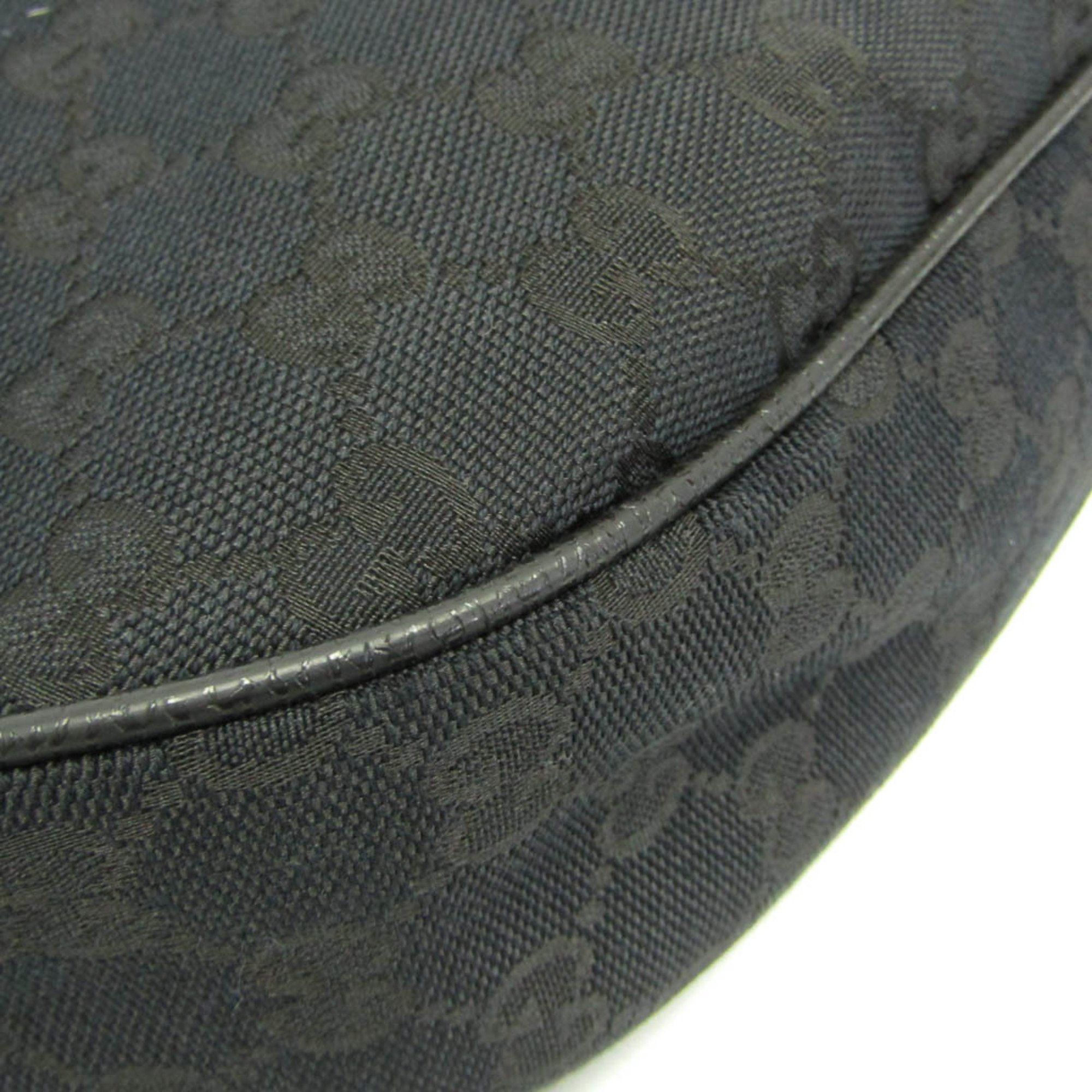 Gucci Gucci GG Canvas 122790 Women's GG Canvas,Leather Shoulder Bag Black Size ONE SIZE - 4 Thumbnail