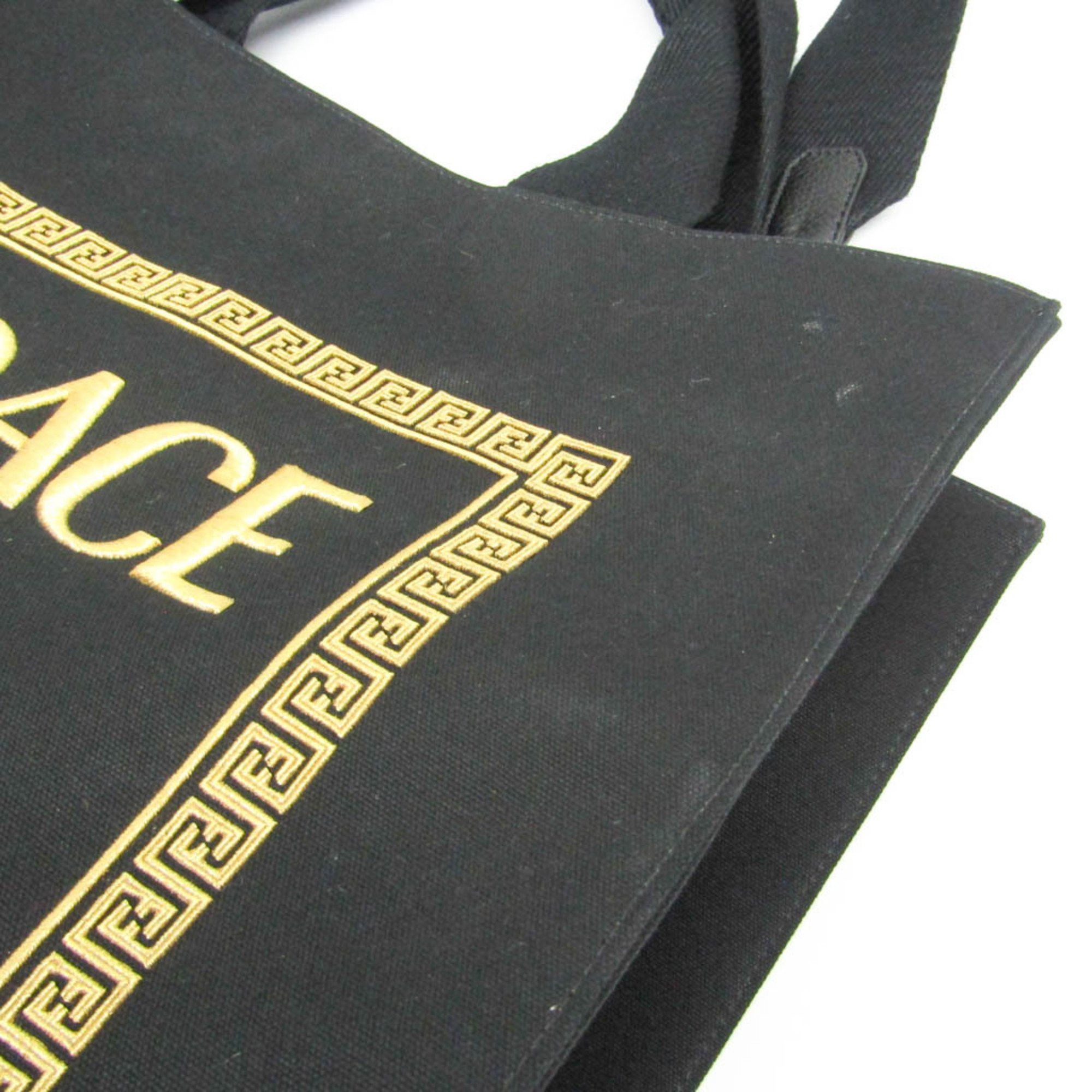 Fendi Fendi X Versace FENDACE 1006607 Men,Women Canvas Shoulder Bag,Tote Bag Gold,Black Size ONE SIZE - 8 Thumbnail