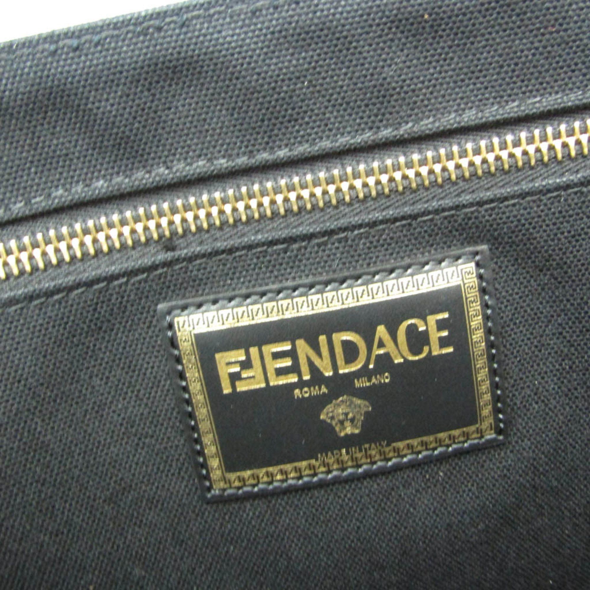 Fendi Fendi X Versace FENDACE 1006607 Men,Women Canvas Shoulder Bag,Tote Bag Gold,Black Size ONE SIZE - 13 Thumbnail