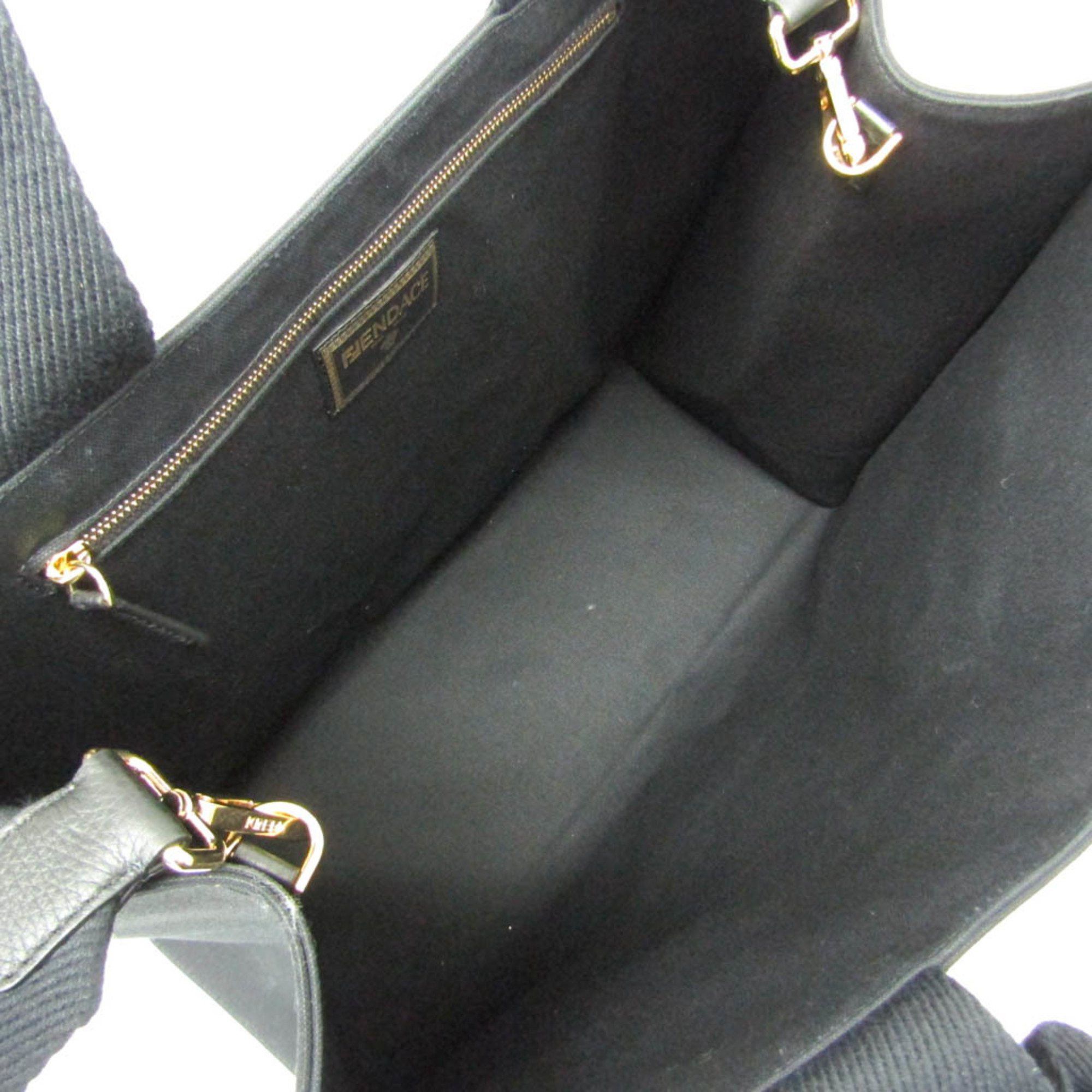 Fendi Fendi X Versace FENDACE 1006607 Men,Women Canvas Shoulder Bag,Tote Bag Gold,Black Size ONE SIZE - 4 Thumbnail