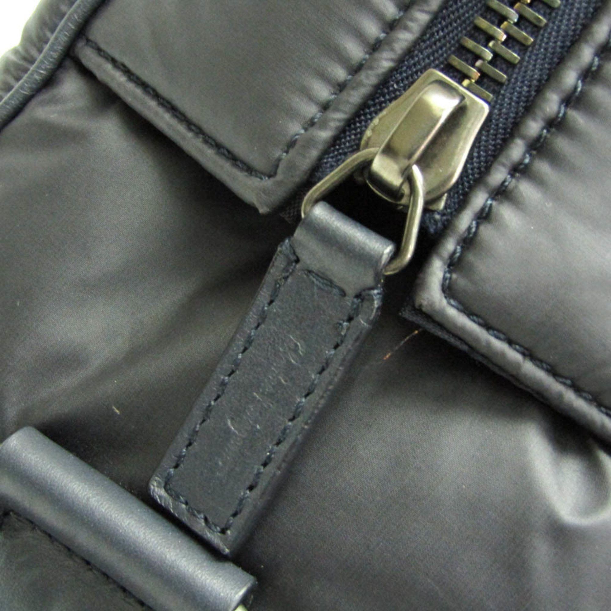 Salvatore Ferragamo Salvatore Ferragamo Quilting FZ-24 9739 Men,Women Nylon Shoulder Bag Dark Navy Size ONE SIZE - 7 Thumbnail