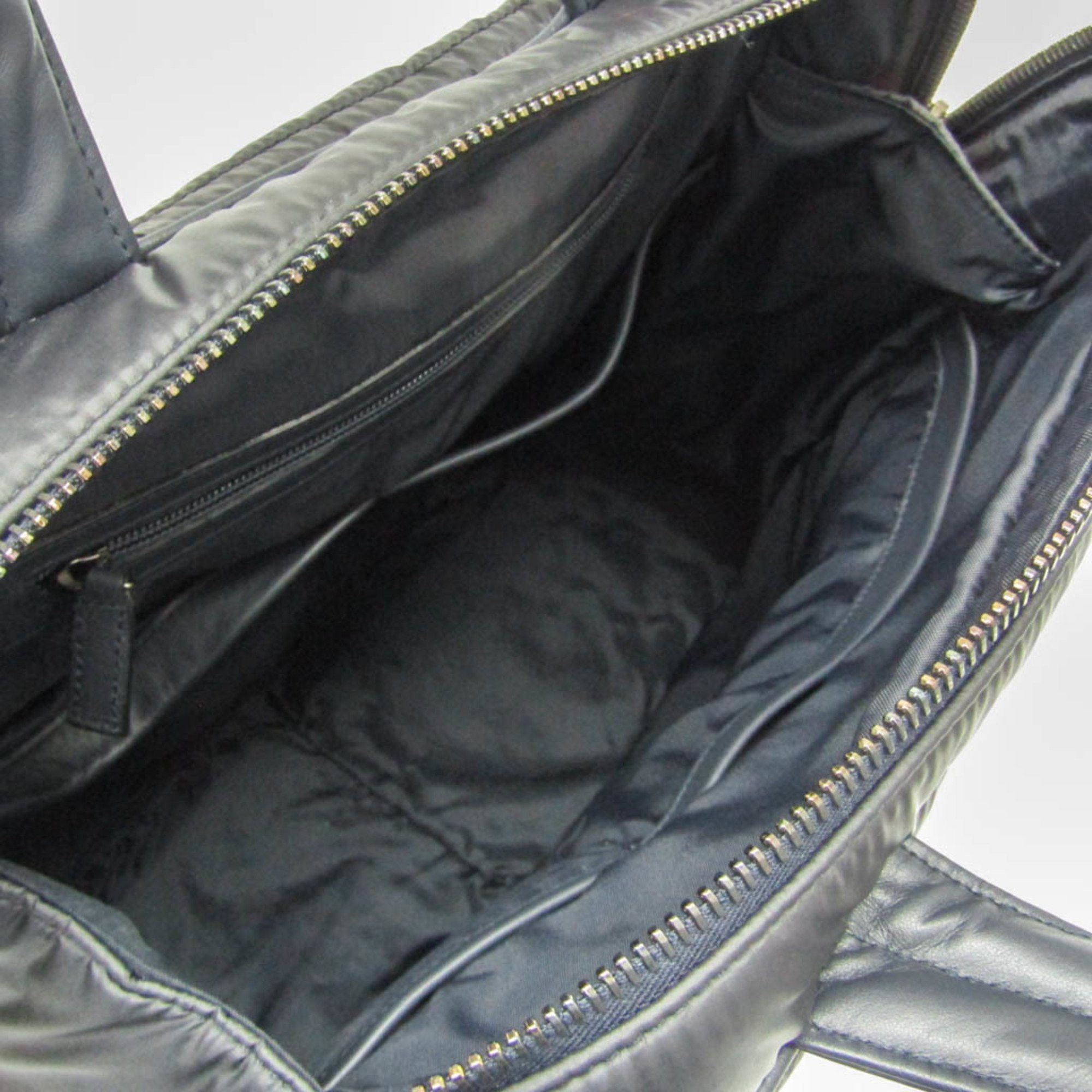 Salvatore Ferragamo Salvatore Ferragamo Quilting FZ-24 9739 Men,Women Nylon Shoulder Bag Dark Navy Size ONE SIZE - 3 Thumbnail