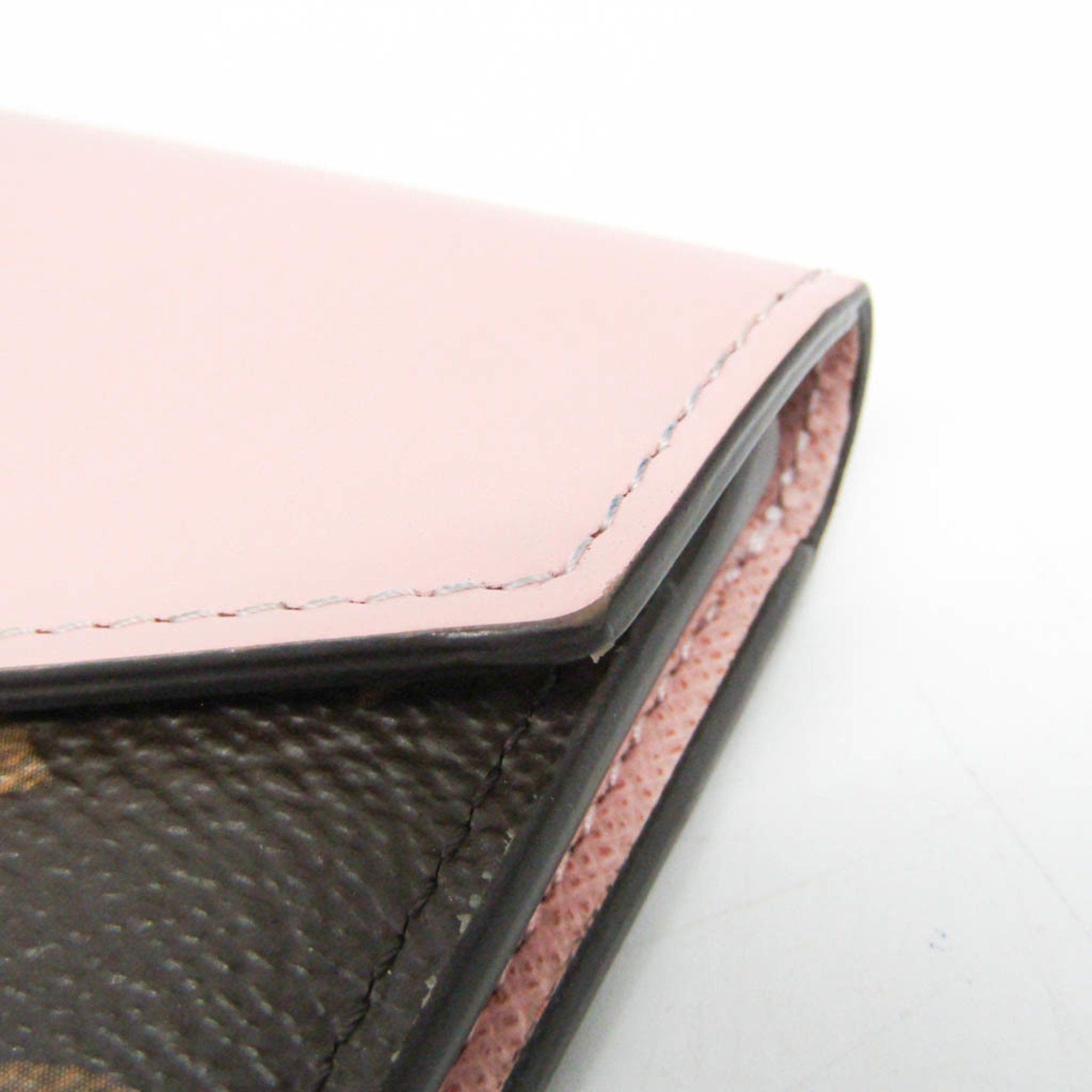 Louis Vuitton Louis Vuitton Monogram Zoe Wallet M62933 Women's Monogram Wallet (tri-fold) Monogram,Rose Ballerine Size ONE SIZE - 7 Thumbnail