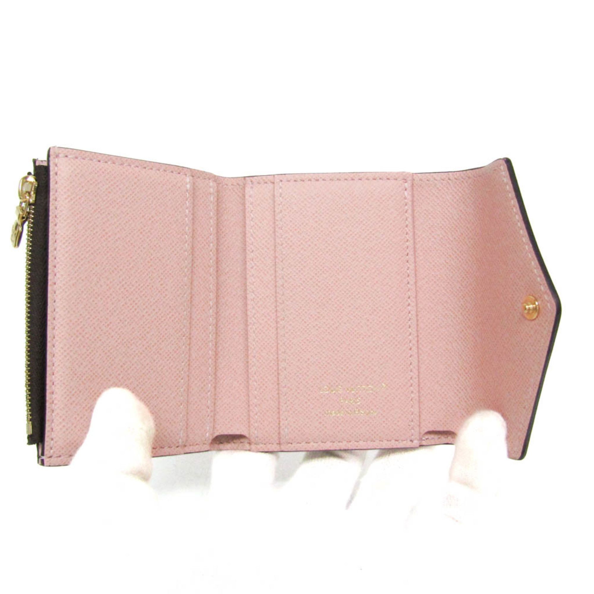 Louis Vuitton Louis Vuitton Monogram Zoe Wallet M62933 Women's Monogram Wallet (tri-fold) Monogram,Rose Ballerine Size ONE SIZE - 3 Thumbnail