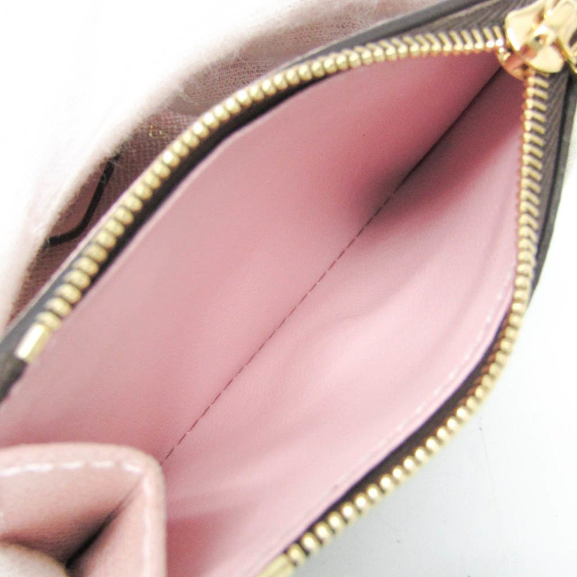 Louis Vuitton Louis Vuitton Monogram Zoe Wallet M62933 Women's Monogram Wallet (tri-fold) Monogram,Rose Ballerine Size ONE SIZE - 4 Thumbnail