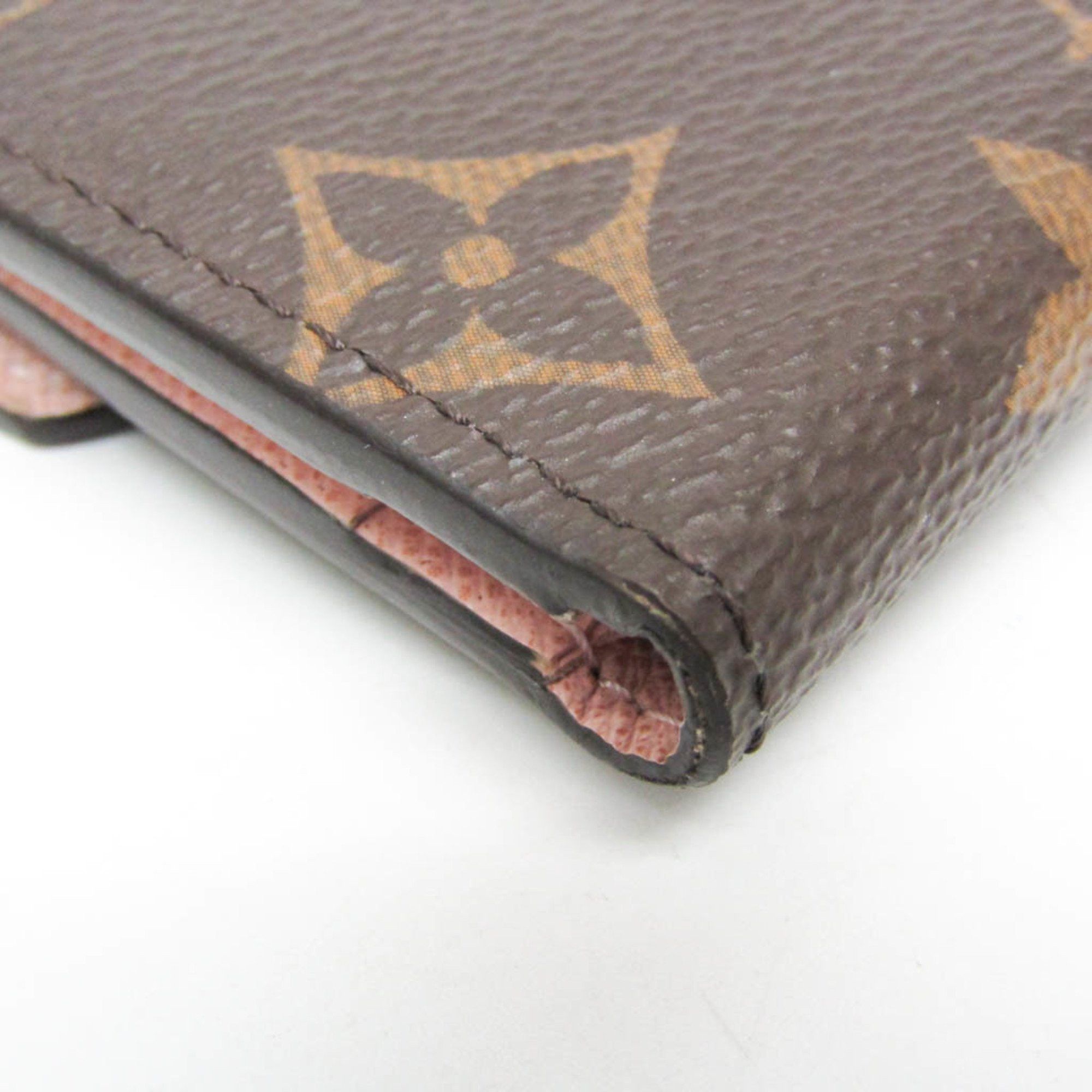 Louis Vuitton Louis Vuitton Monogram Zoe Wallet M62933 Women's Monogram Wallet (tri-fold) Monogram,Rose Ballerine Size ONE SIZE - 5 Thumbnail
