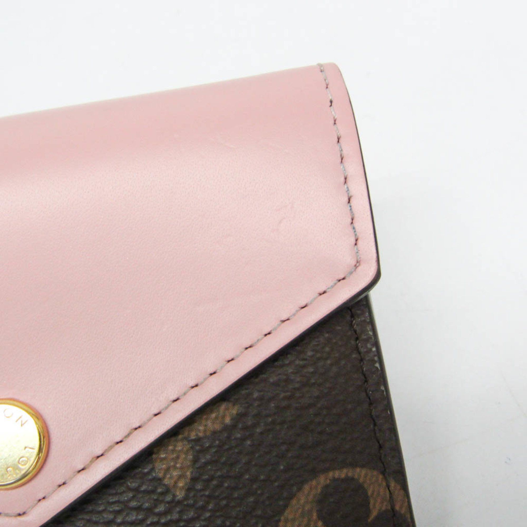 Louis Vuitton Louis Vuitton Monogram Zoe Wallet M62933 Women's Monogram Wallet (tri-fold) Monogram,Rose Ballerine Size ONE SIZE - 10 Thumbnail