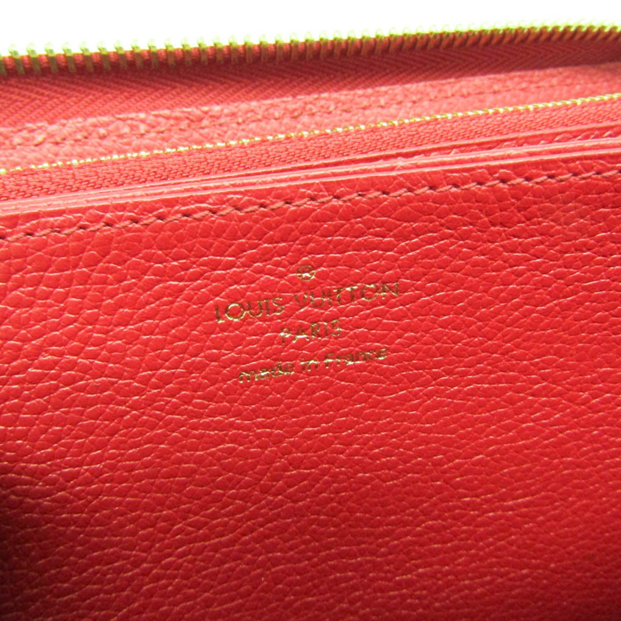 Louis Vuitton Louis Vuitton Monogram Empreinte Zippy Wallet M63691 Women's Monogram Empreinte Long Wallet (bi-fold) Red Color,Sacrlet Size ONE SIZE - 8 Thumbnail