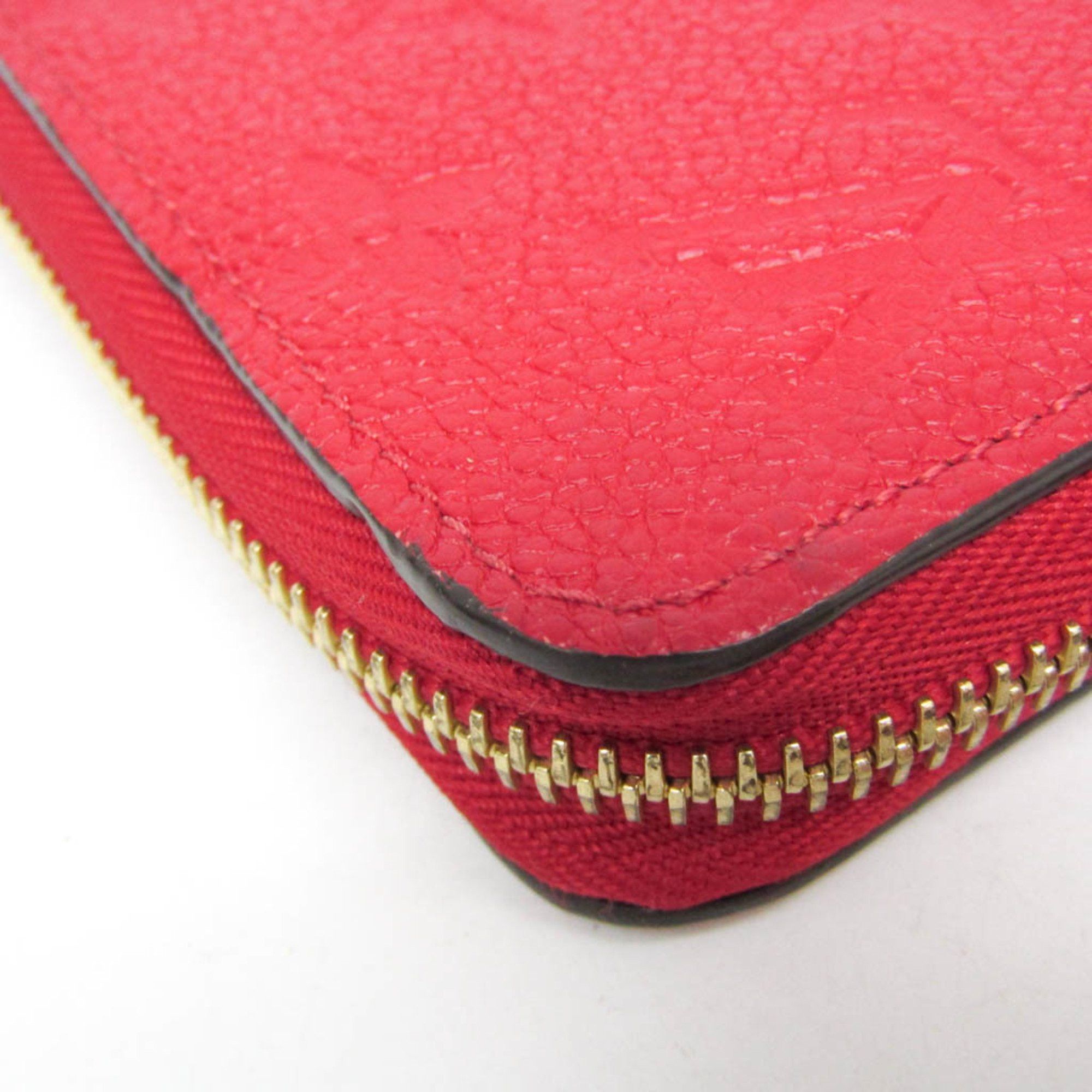 Louis Vuitton Louis Vuitton Monogram Empreinte Zippy Wallet M63691 Women's Monogram Empreinte Long Wallet (bi-fold) Red Color,Sacrlet Size ONE SIZE - 7 Thumbnail