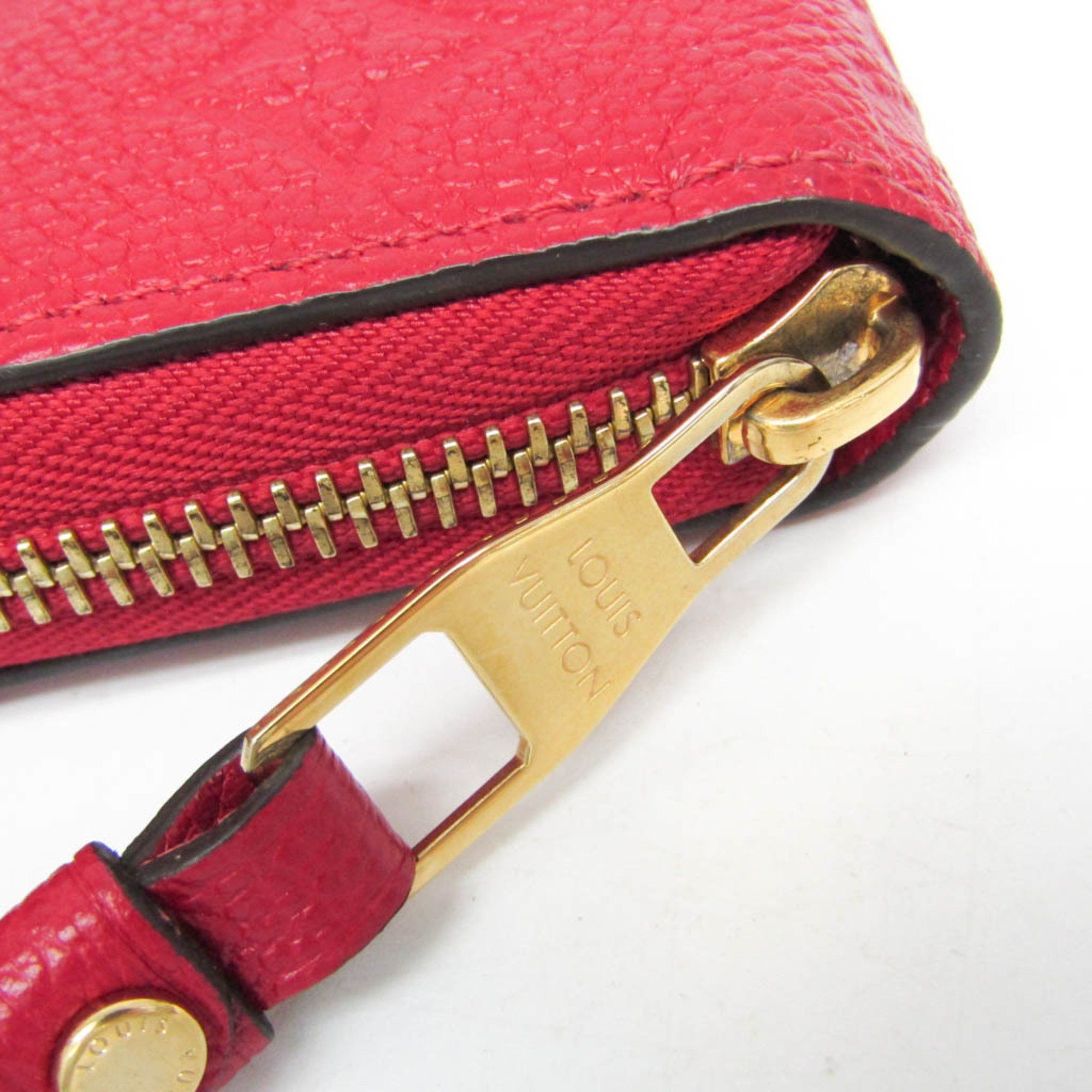 Louis Vuitton Louis Vuitton Monogram Empreinte Zippy Wallet M63691 Women's Monogram Empreinte Long Wallet (bi-fold) Red Color,Sacrlet Size ONE SIZE - 6 Thumbnail