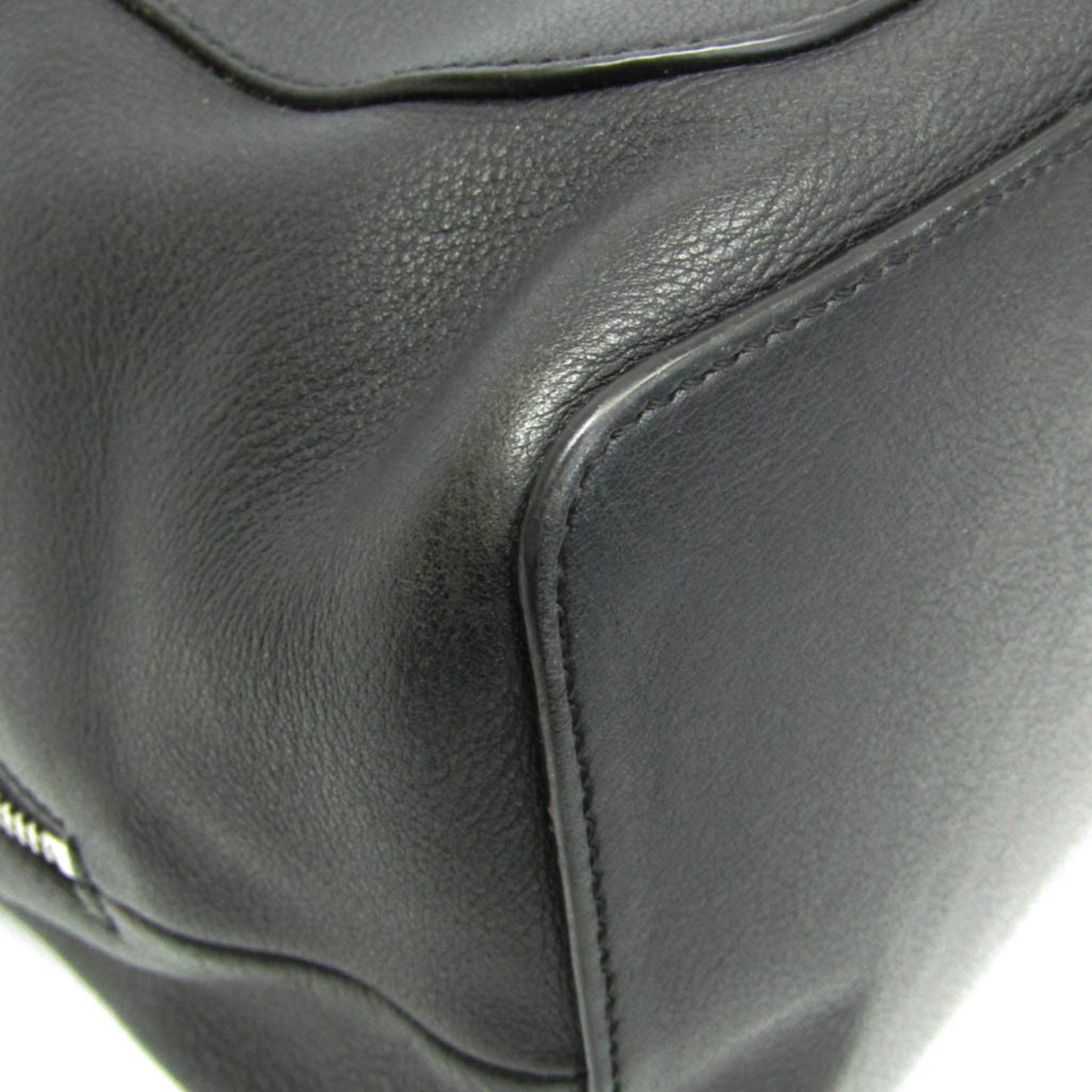Loewe Loewe GOYA Backpack Women,Men Leather Backpack Black Size ONE SIZE - 8 Thumbnail