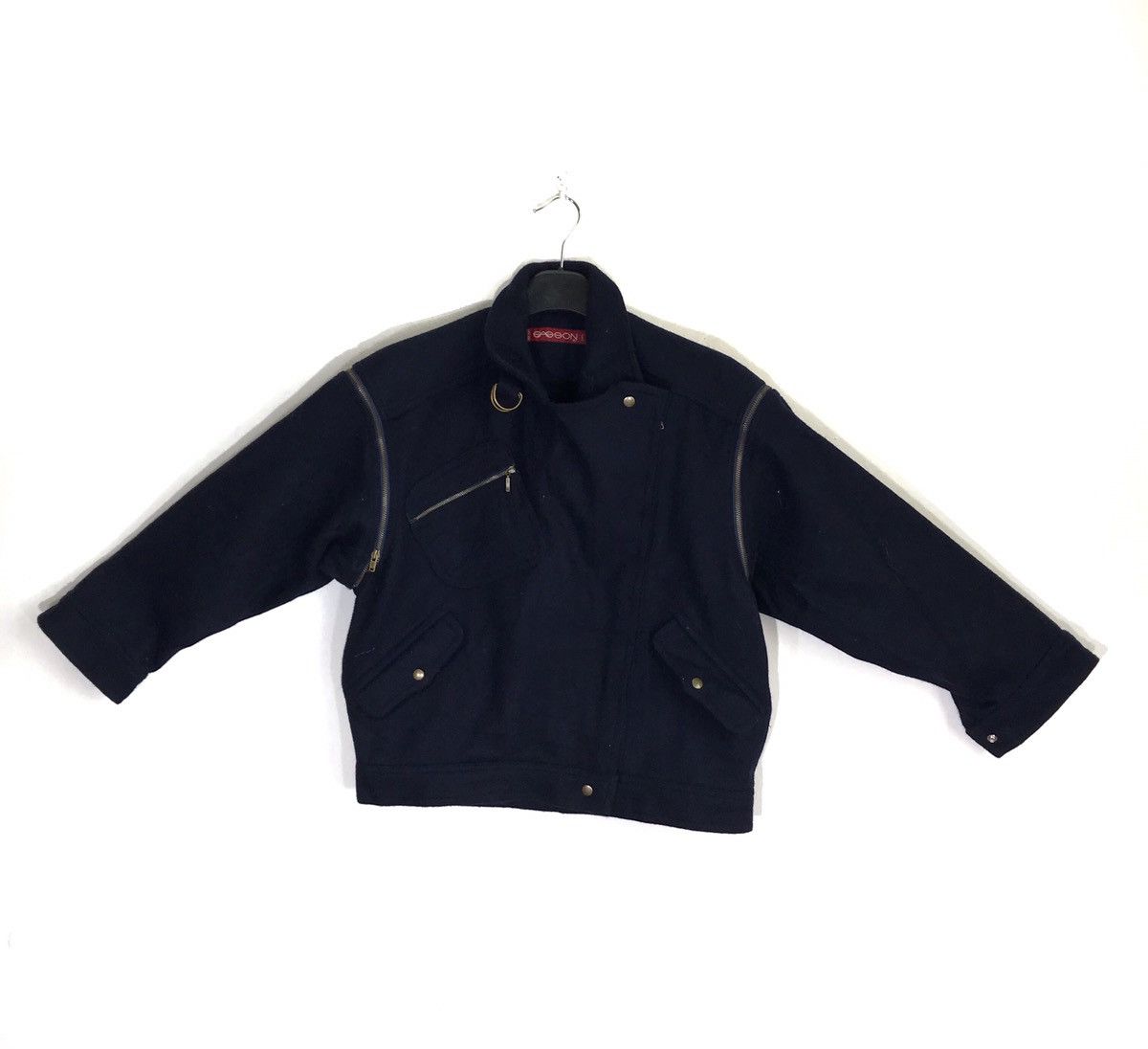 Japanese Brand Sasson Wool Bike Rider Punk Jackets Size US XS / EU 42 / 0 - 1 Thumbnail