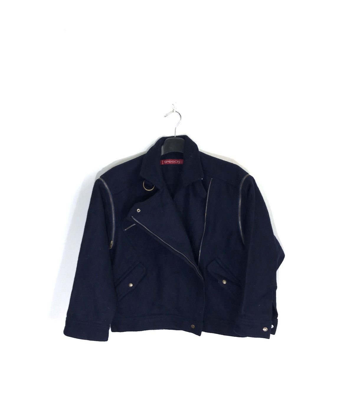 Japanese Brand Sasson Wool Bike Rider Punk Jackets Size US XS / EU 42 / 0 - 4 Thumbnail