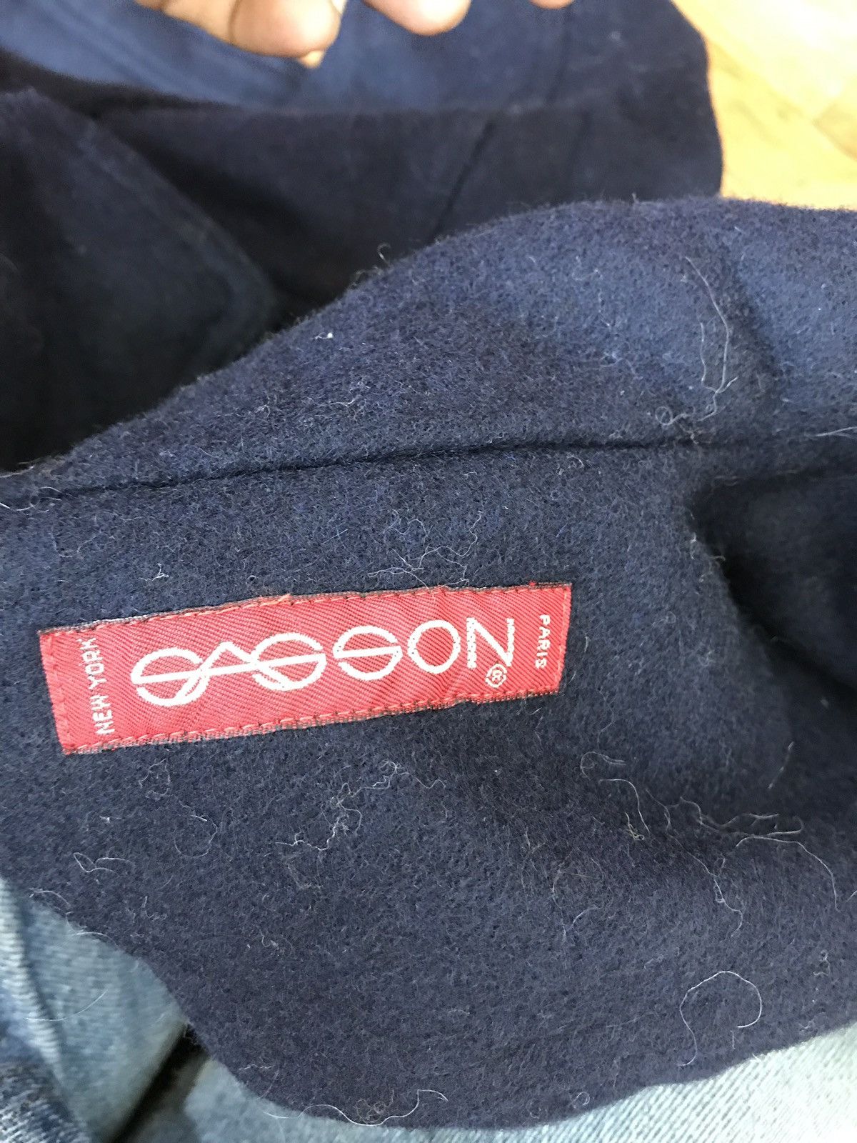 Japanese Brand Sasson Wool Bike Rider Punk Jackets Size US XS / EU 42 / 0 - 5 Thumbnail