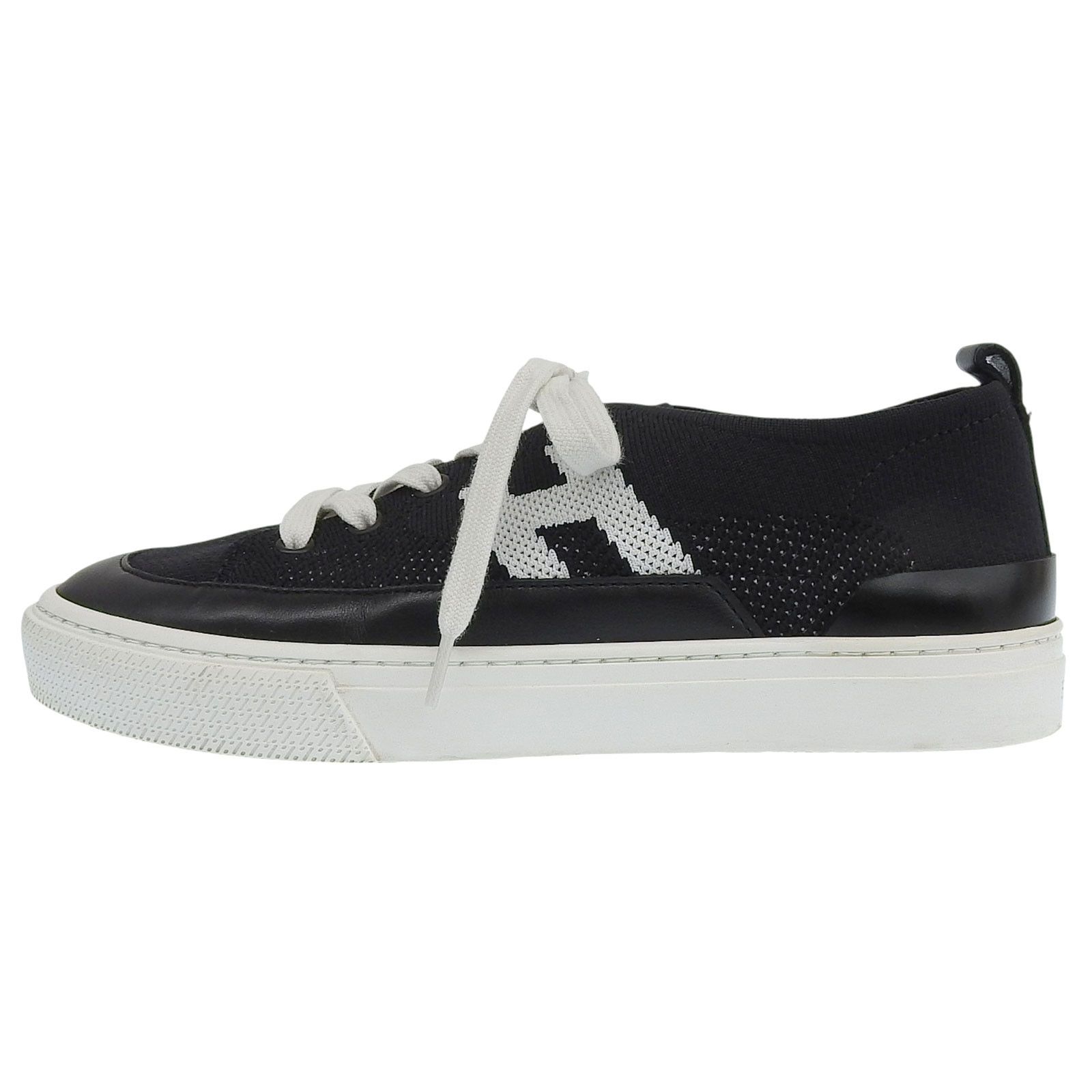 Hermes Hermes Hermes Leather Knit Sneakers Leather Shoes DUTY FREE for USA Size ONE SIZE - 3 Thumbnail