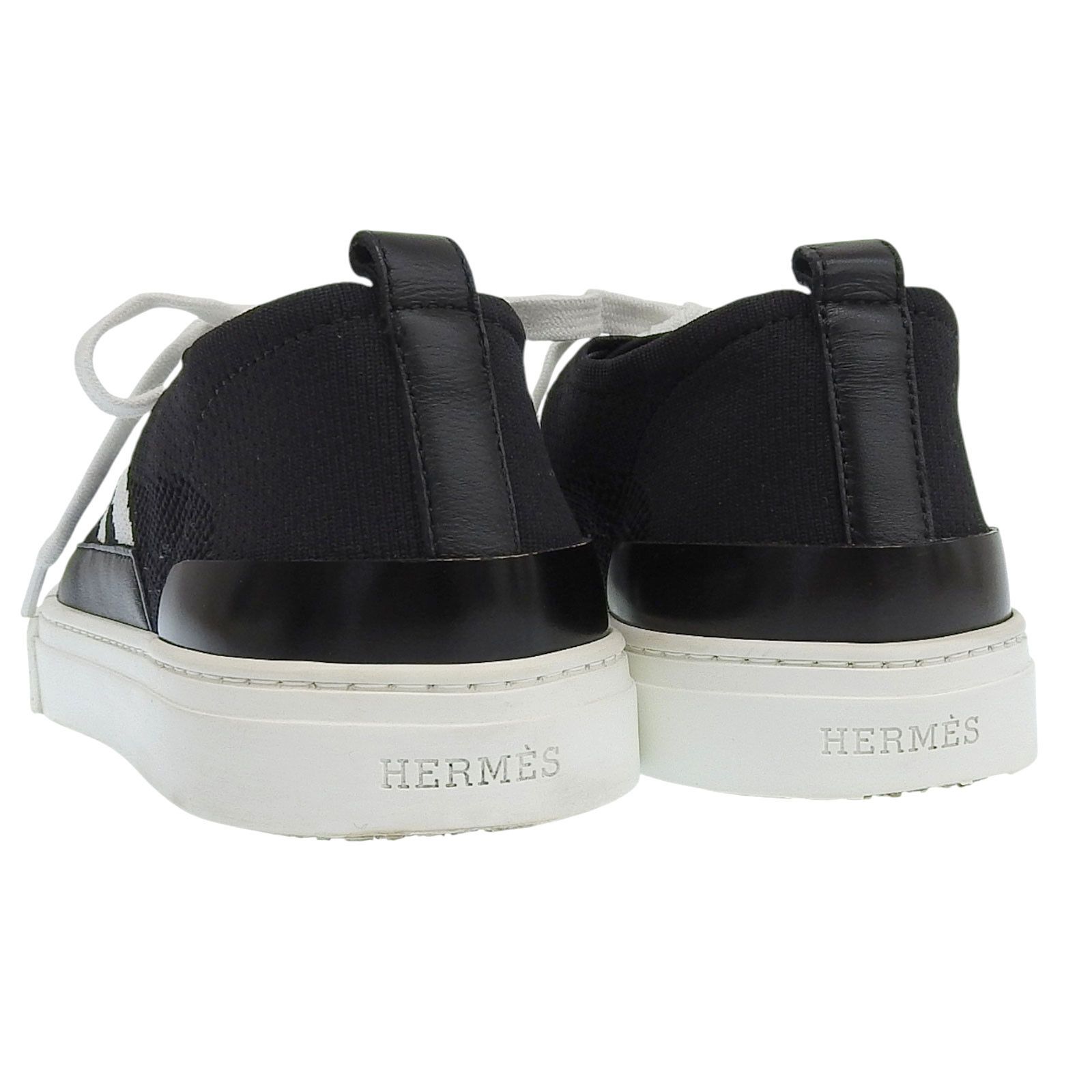Hermes Hermes Hermes Leather Knit Sneakers Leather Shoes DUTY FREE for USA Size ONE SIZE - 5 Thumbnail