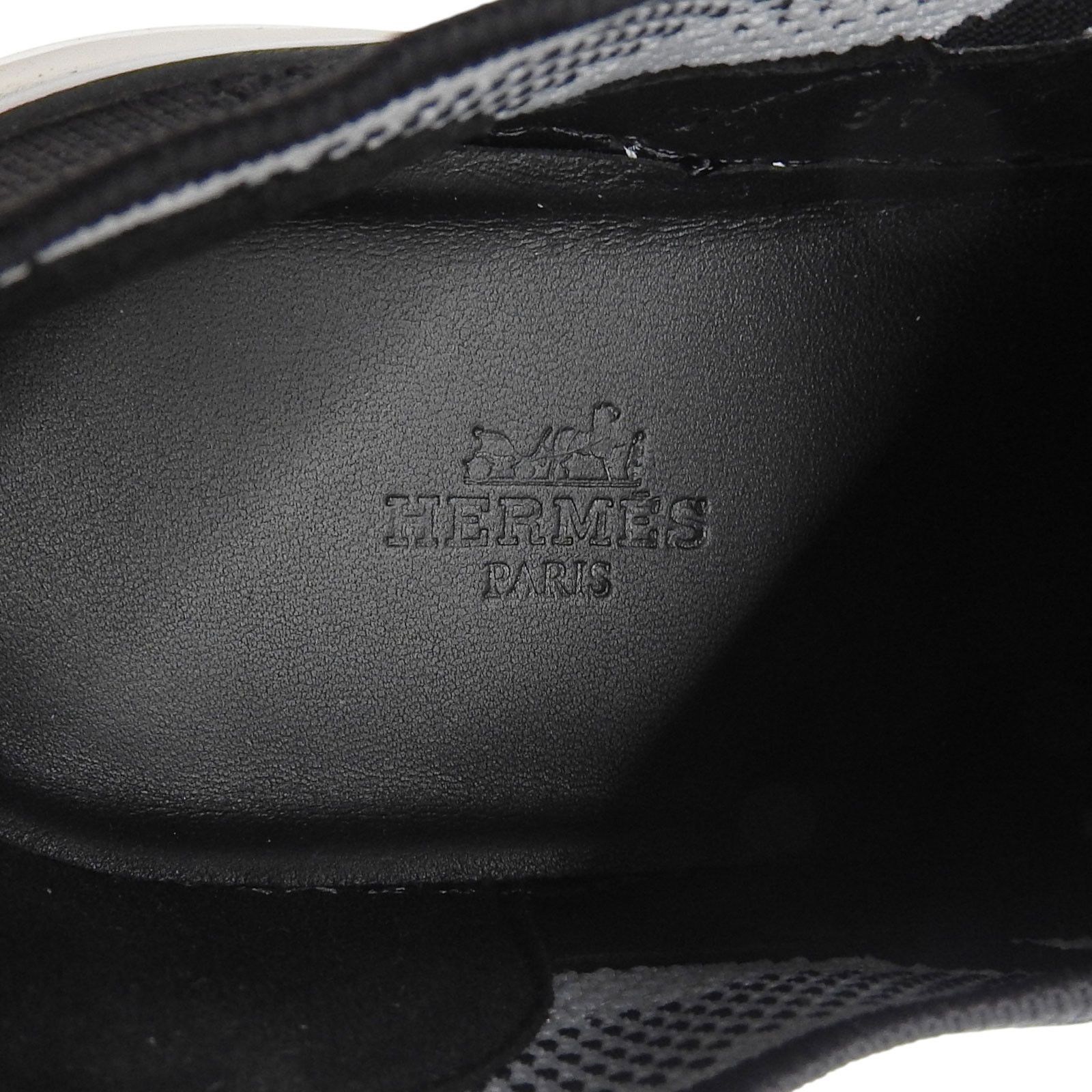 Hermes Hermes Hermes Leather Knit Sneakers Leather Shoes DUTY FREE for USA Size ONE SIZE - 7 Thumbnail