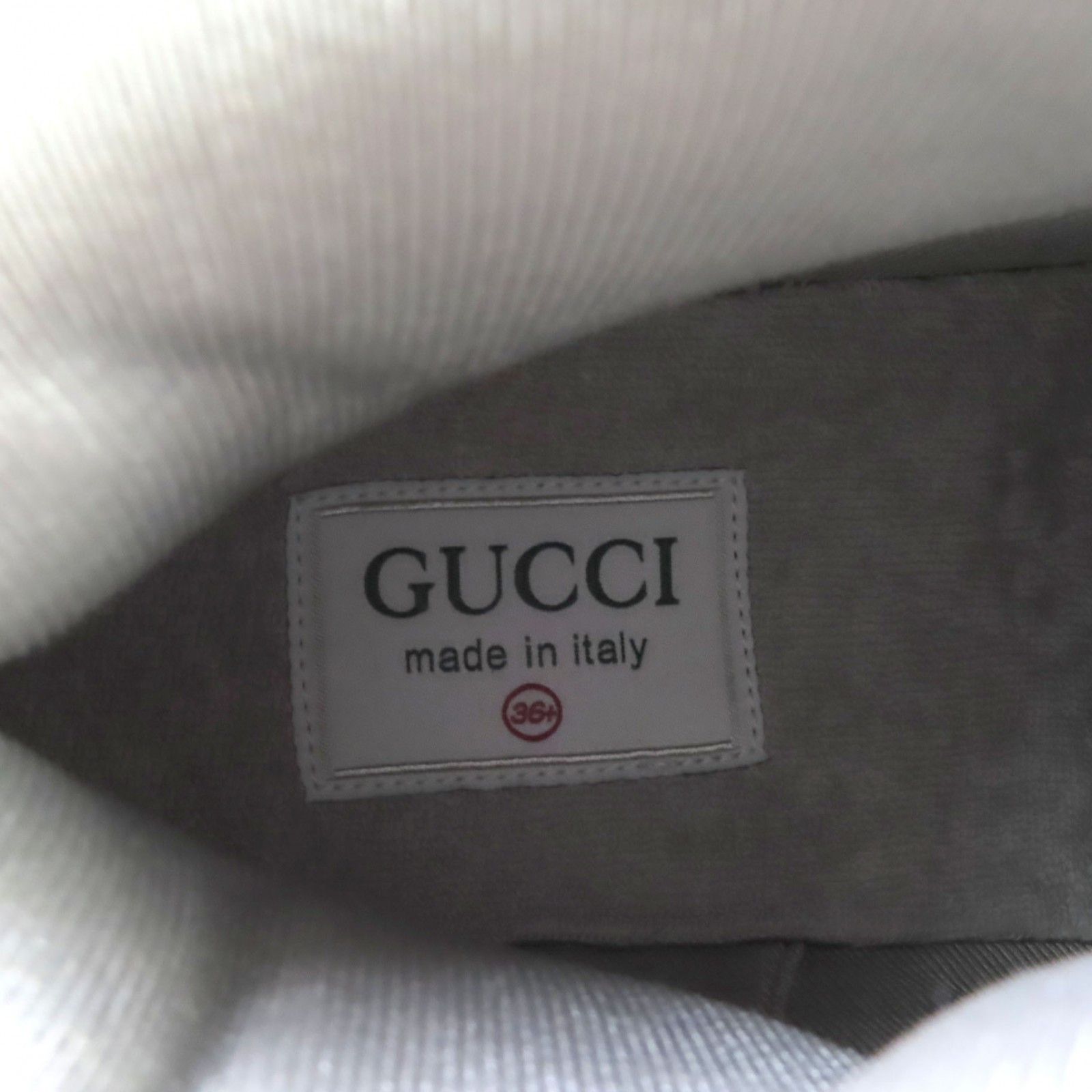 Gucci Gucci Gucci Interlocking G Leather High-top Sneakers Leather Shoes DUTY FREE for USA Size ONE SIZE - 13 Thumbnail
